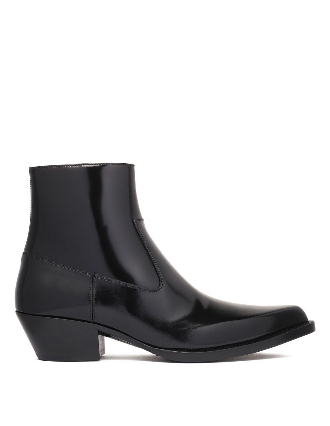 Saint Laurent Paris o1bcso1str0326 Leather Cossack Boots in Black Size US 8 / IT 38 - 1 Thumbnail