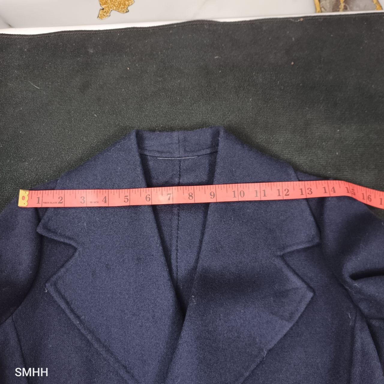 Agnona 🔥 Vintage AGNONA Navy Wool Jacket – Size 40 Size M / US 6-8 / IT 42-44 - 17 Thumbnail