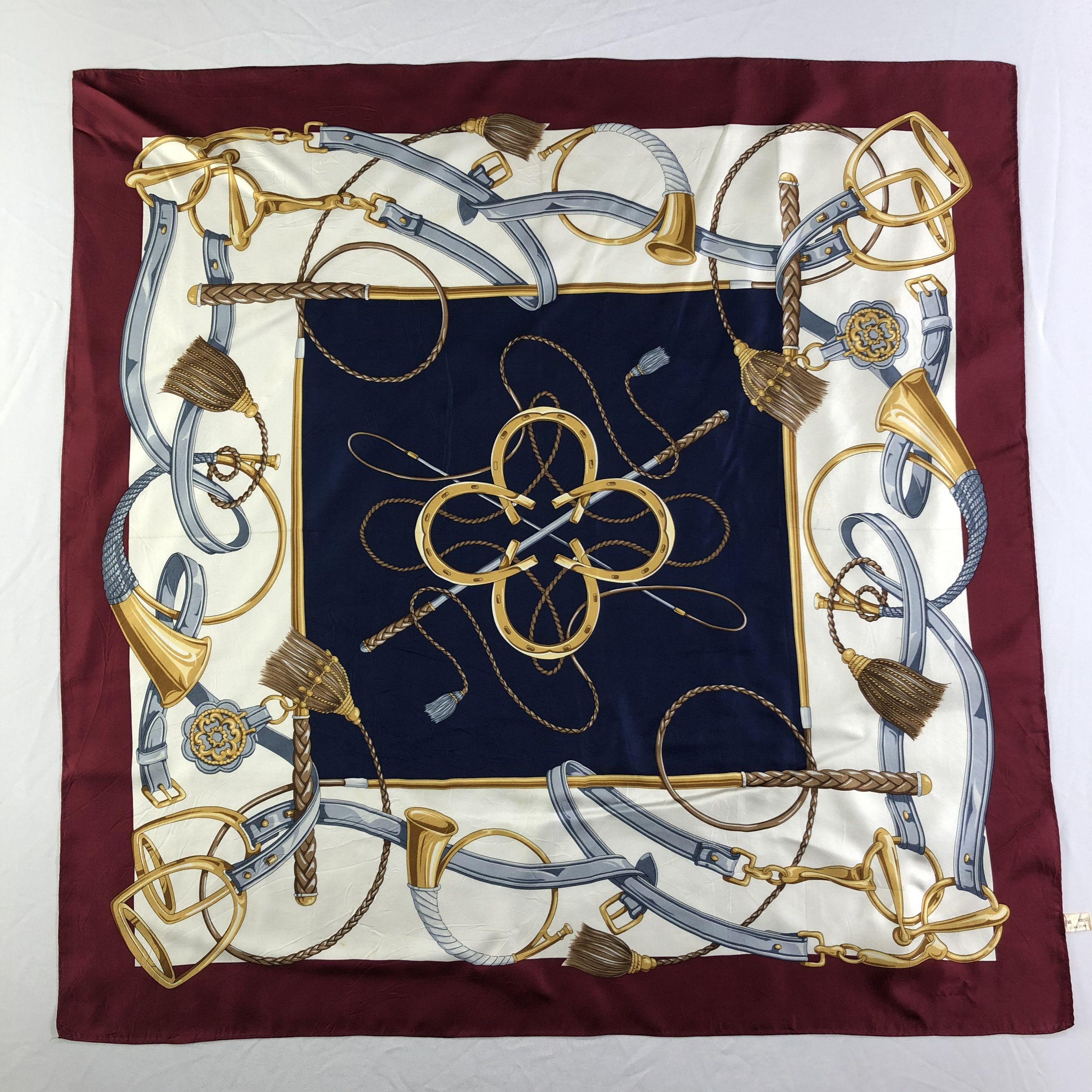 Vintage Vintage Silk Scarf Size ONE SIZE - 2 Thumbnail