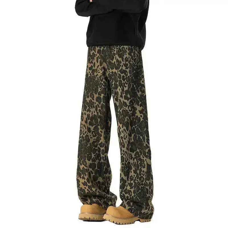 Japanese Brand Leopard Print Jeans Size US 32 / EU 48 - 2 Thumbnail