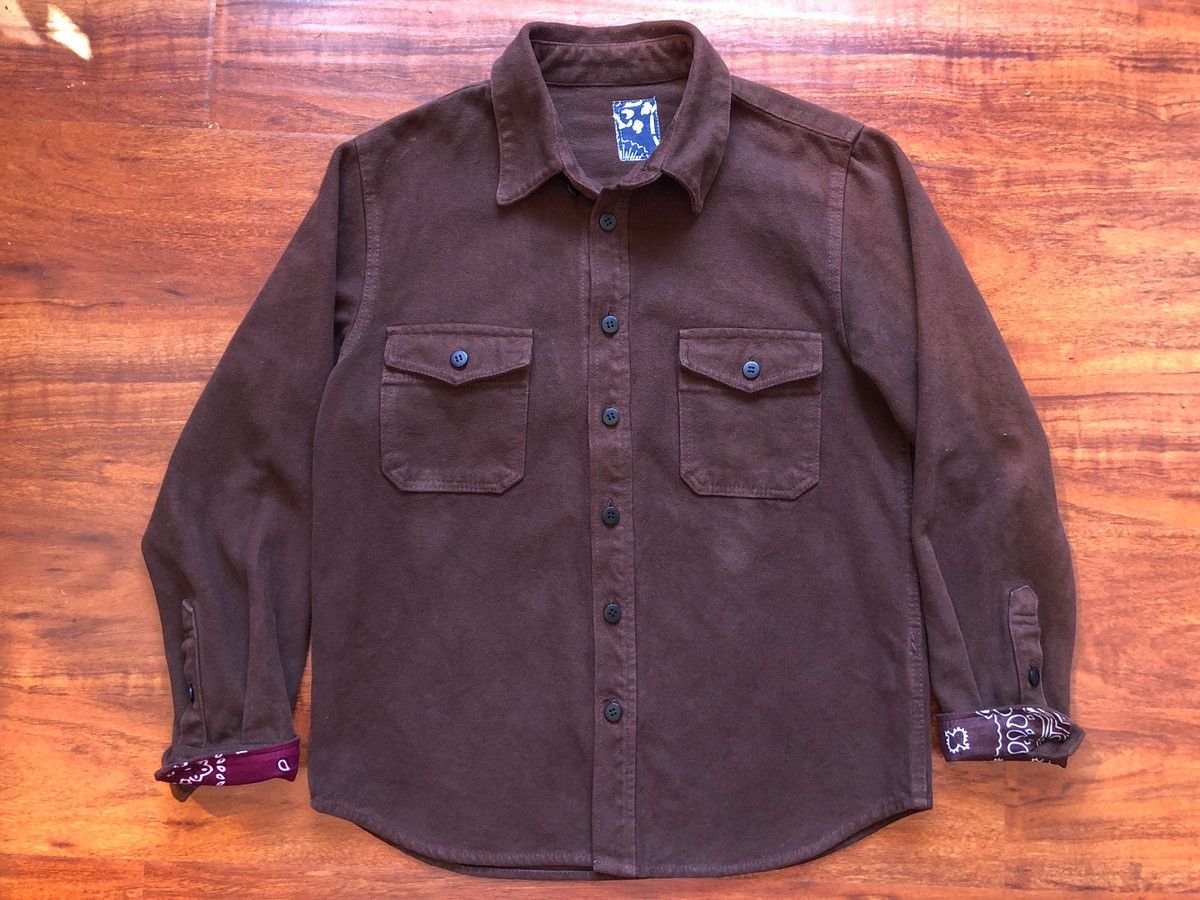 Visvim Visvim ICT Black Elk Shirt Size 2 Medium Brown Bandana Cuffs Size US M / EU 48-50 / 2 - 1 Thumbnail