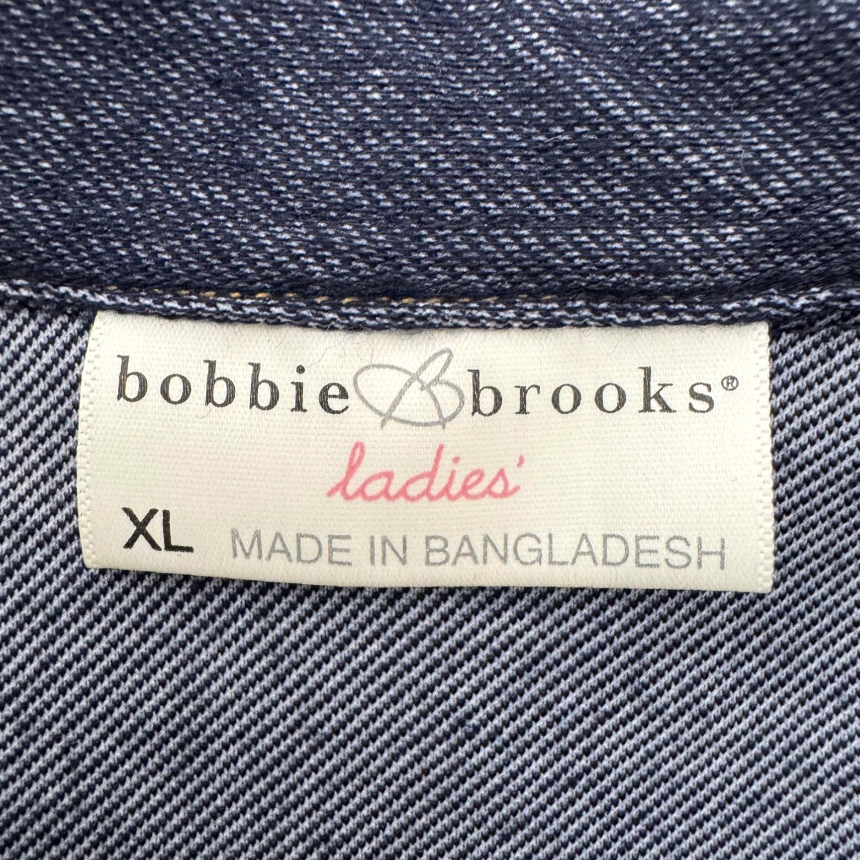 Vintage Bobbie Brooks Shirt Dress Womens XL Dark Blue Chambray Long Sleeve Pockets Tunic Shirt Dress Size XL / US 12-14 / IT 48-50 - 7 Thumbnail
