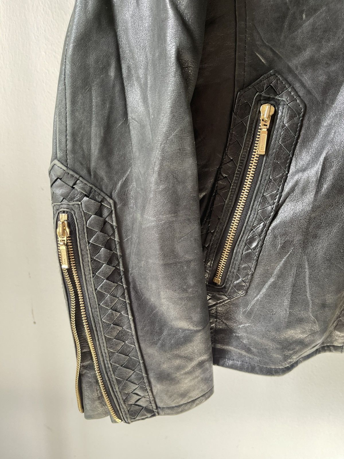If Six Was Nine 90s Abahouse Ifsixwasnine Leather Rider Jacket 97 Size US S / EU 44-46 / 1 - 6 Thumbnail