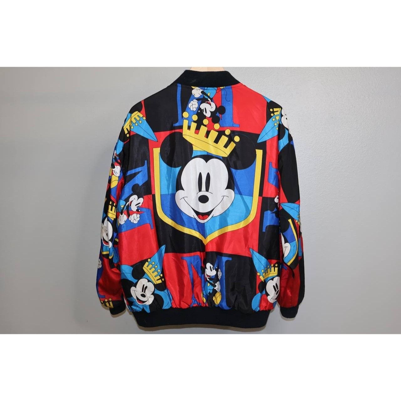 Disney Vintage Mickey Mouse King All Over Print Jacket Full Zip Size US XXL / EU 58 / 5 - 2 Thumbnail