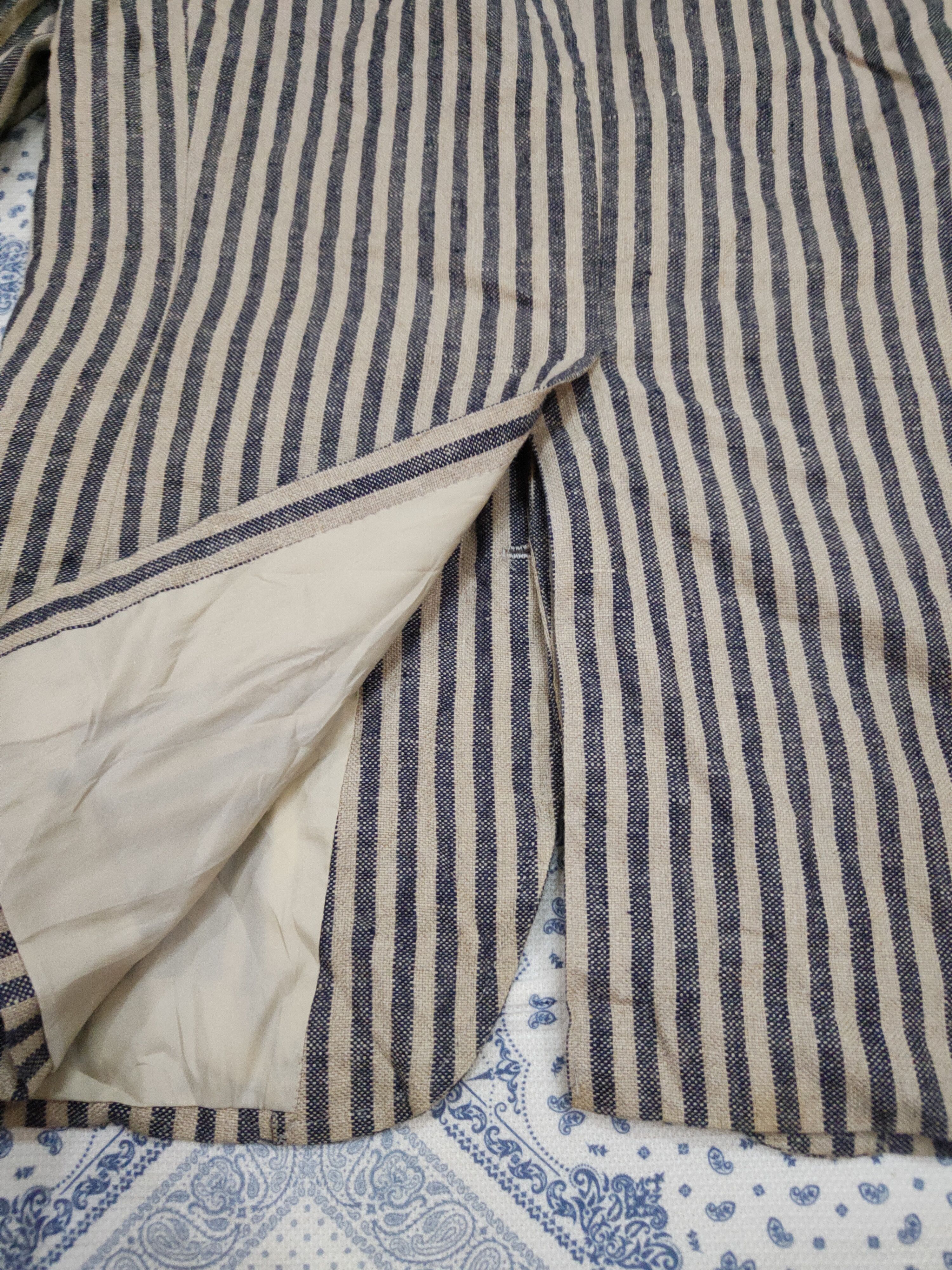 Polo Ralph Lauren Polo Ralph Lauren Canvas Stripe Blazer Size 40S - 5 Thumbnail