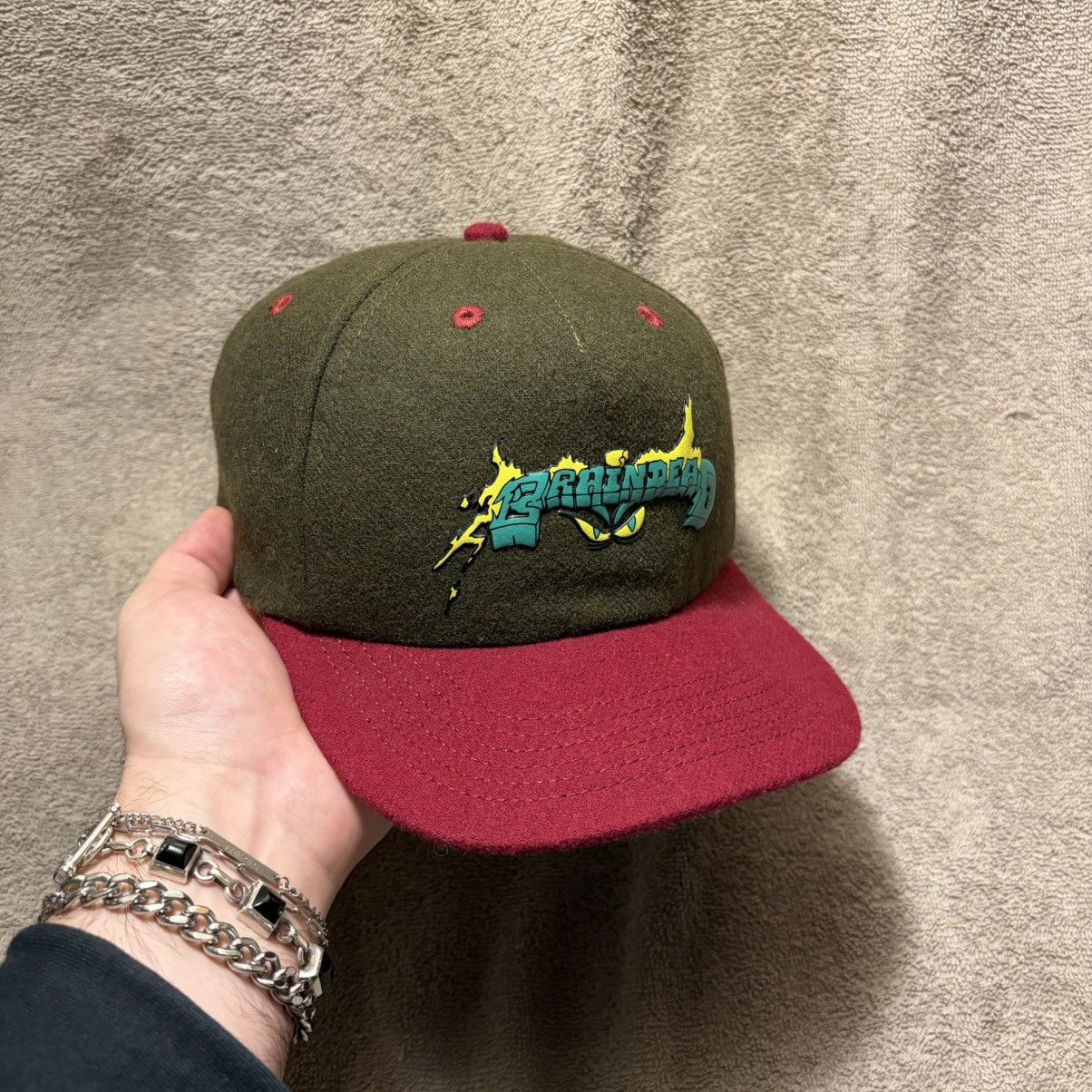 Brain Dead Vintage Brain Dead Wool Hat StrapBack Cap Logo Spell Out Size ONE SIZE - 1 Thumbnail