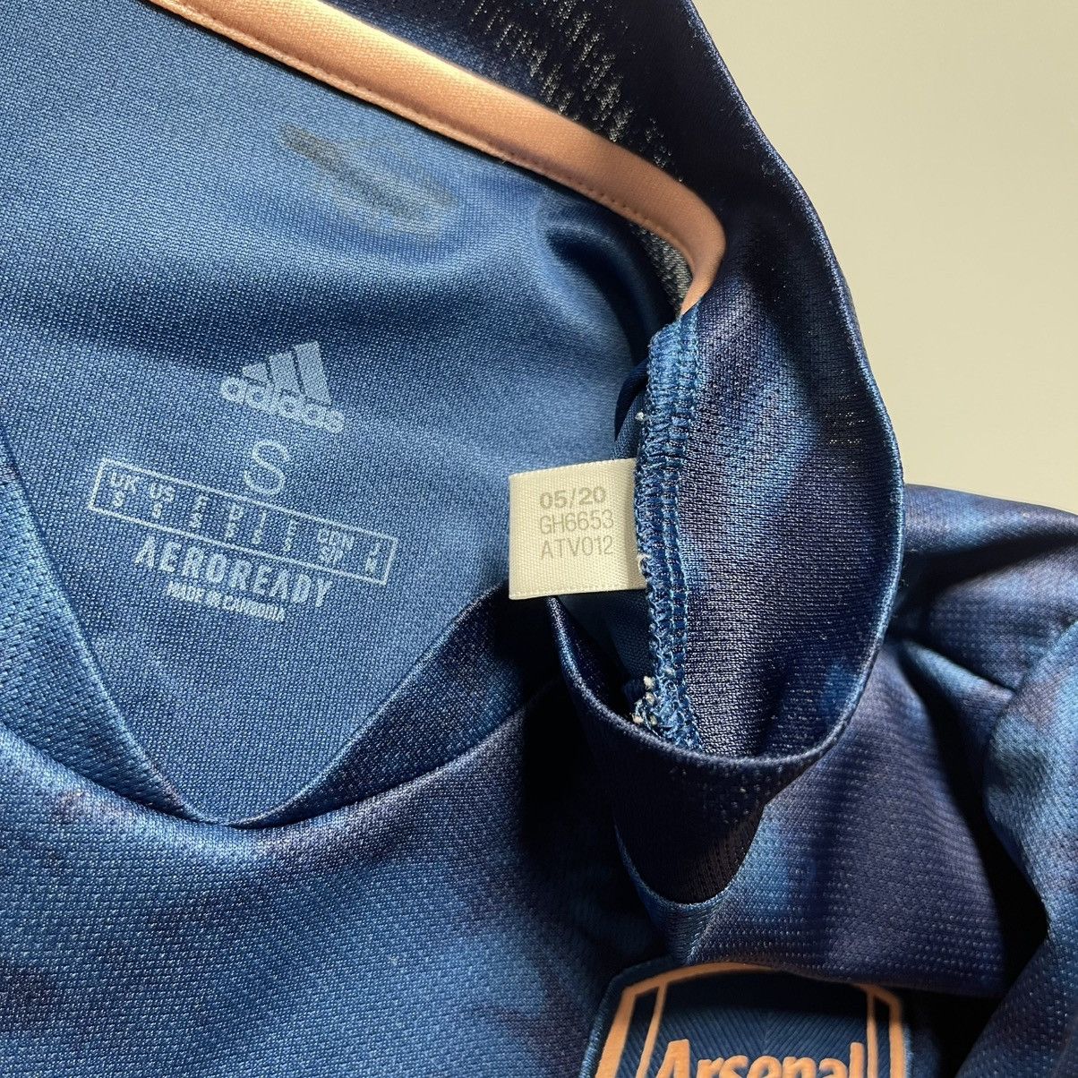 Adidas × Vintage ARSENAL ADIDAS 2020/2021 FOOTBALL THIRD JERSEY #7 SAKA Size US S / EU 44-46 / 1 - 9 Thumbnail