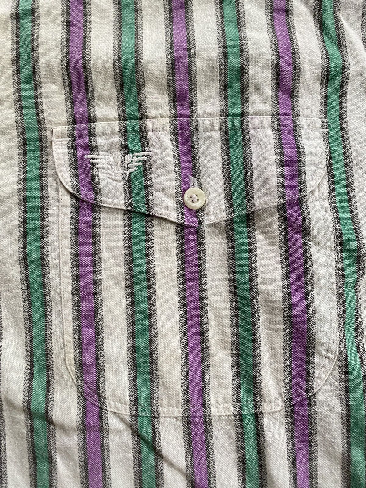 Dockers × Vintage Vintage ‘92 Dockers Oversized Stripe Short Sleeve Button Up Size US M / EU 48-50 / 2 - 3 Thumbnail