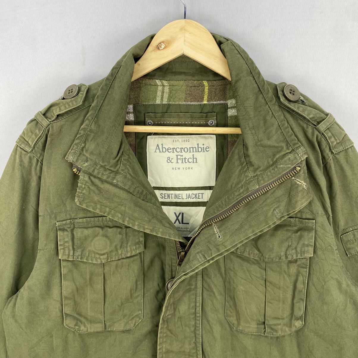 Abercrombie & Fitch Vintage 90’s Abercrombie & Fitch Sentinal Military Jacket Size US L / EU 52-54 / 3 - 7 Thumbnail