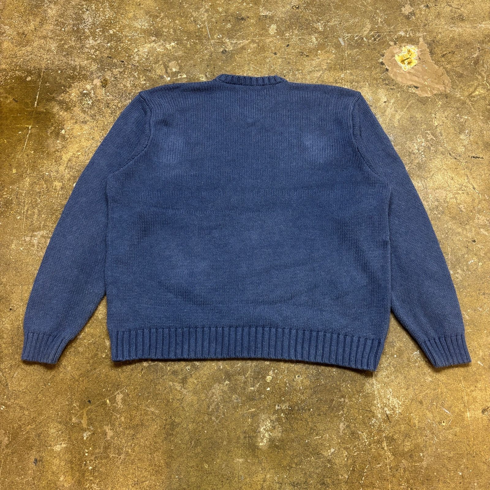 Polo Ralph Lauren × Vintage Vintage Polo Ralph Lauren Cotton Knit Sweater Men's 2XL Size US XXL / EU 58 / 5 - 3 Thumbnail