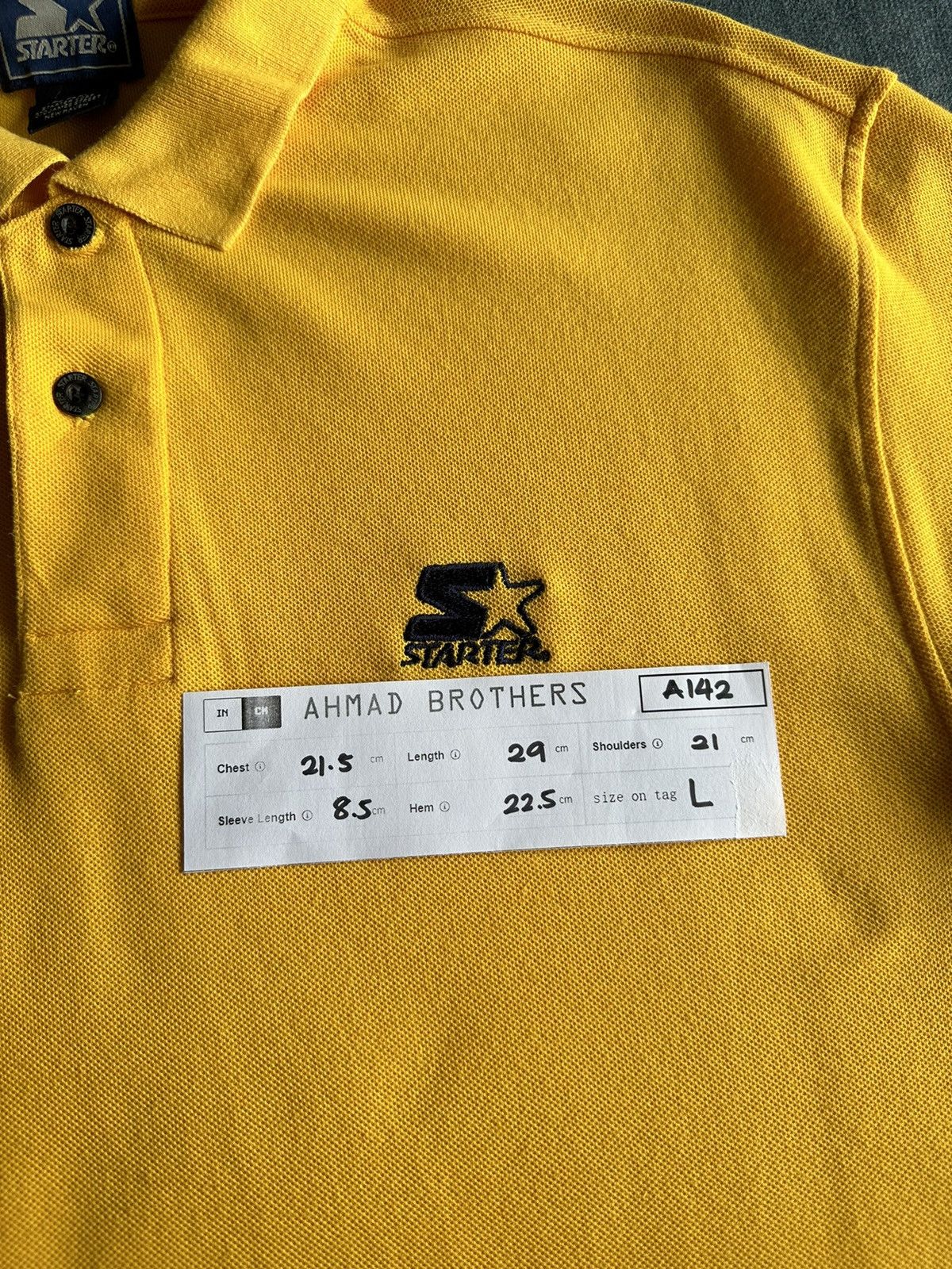 Starter Vintage Starter Polo Embroidery Logo Tee A142 Size US S / EU 44-46 / 1 - 11 Thumbnail