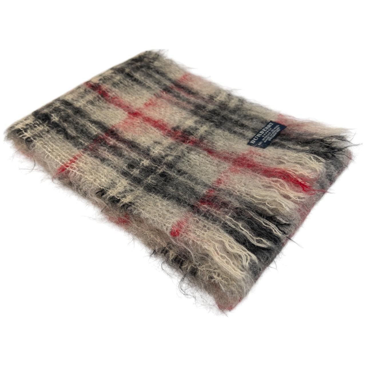 Burberry Vintage Burberry Nova Check Mohair Scarf Size ONE SIZE - 6 Thumbnail