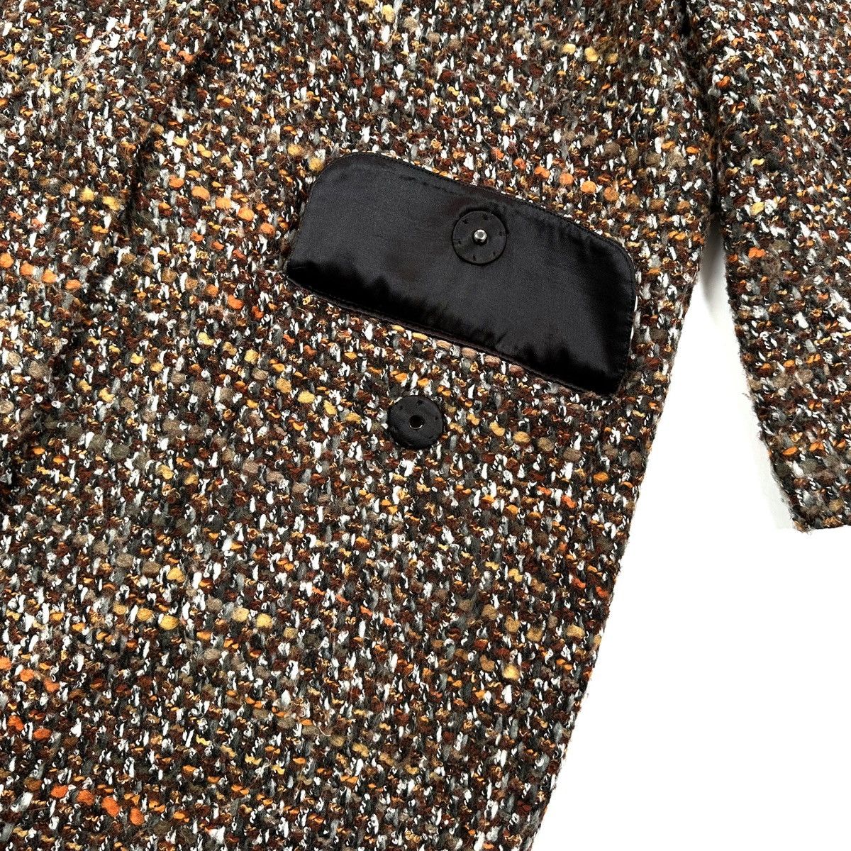 Dolce & Gabbana DOLCE & GABBANA TWEED Bouclé Texture Luxury Coat Jacket - 48 Size XL / US 12-14 / IT 48-50 - 20 Thumbnail