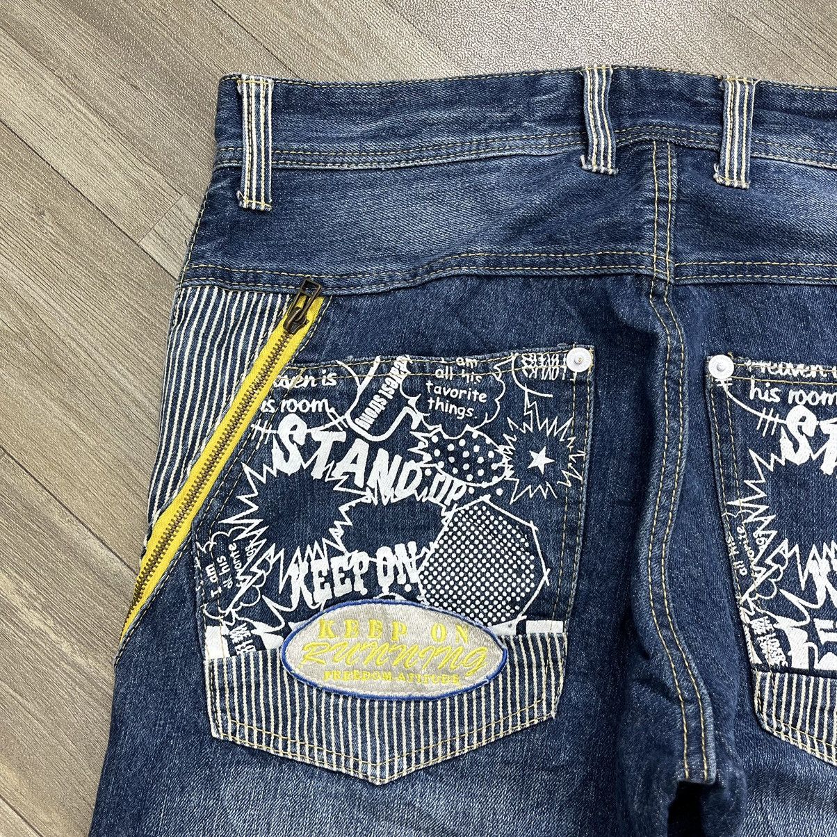 If Six Was Nine × Japanese Brand × Le Grande Bleu (L.G.B.) Vintage Jack Serika Multi Zipper Jeans Size US 30 / EU 46 - 3 Thumbnail