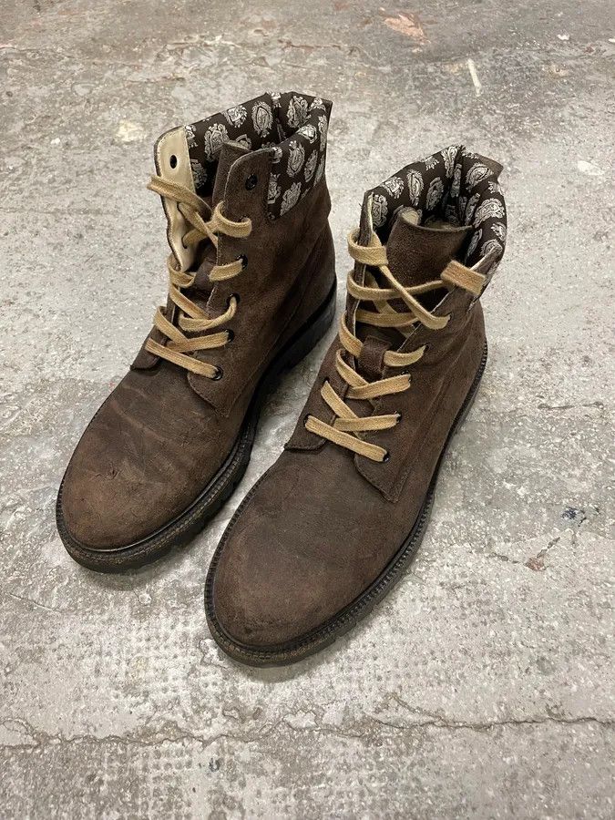 Dolce & Gabbana 2000s Dolce & Gabbana Brown Premium Leather Boots Size US 9 / EU 42 - 3 Thumbnail