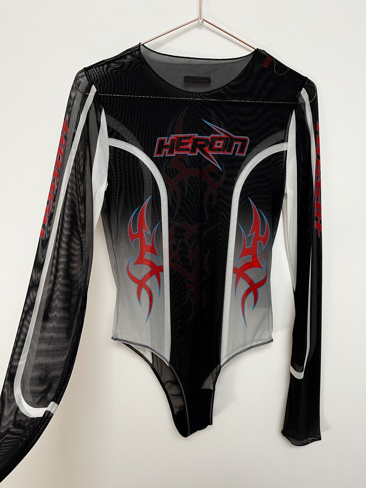 Heron Preston Heron Preston Gothic Mesh Bodysuit (unisex) Size US M / EU 48-50 / 2 - 19 Thumbnail