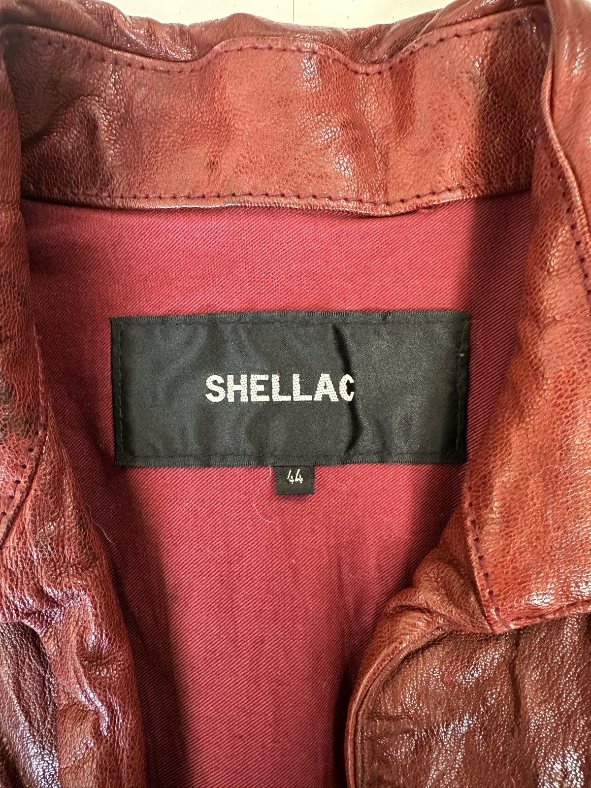 Shellac Shellac Burgundy Goatskin Jacket Size US XS / EU 42 / 0 - 3 Thumbnail