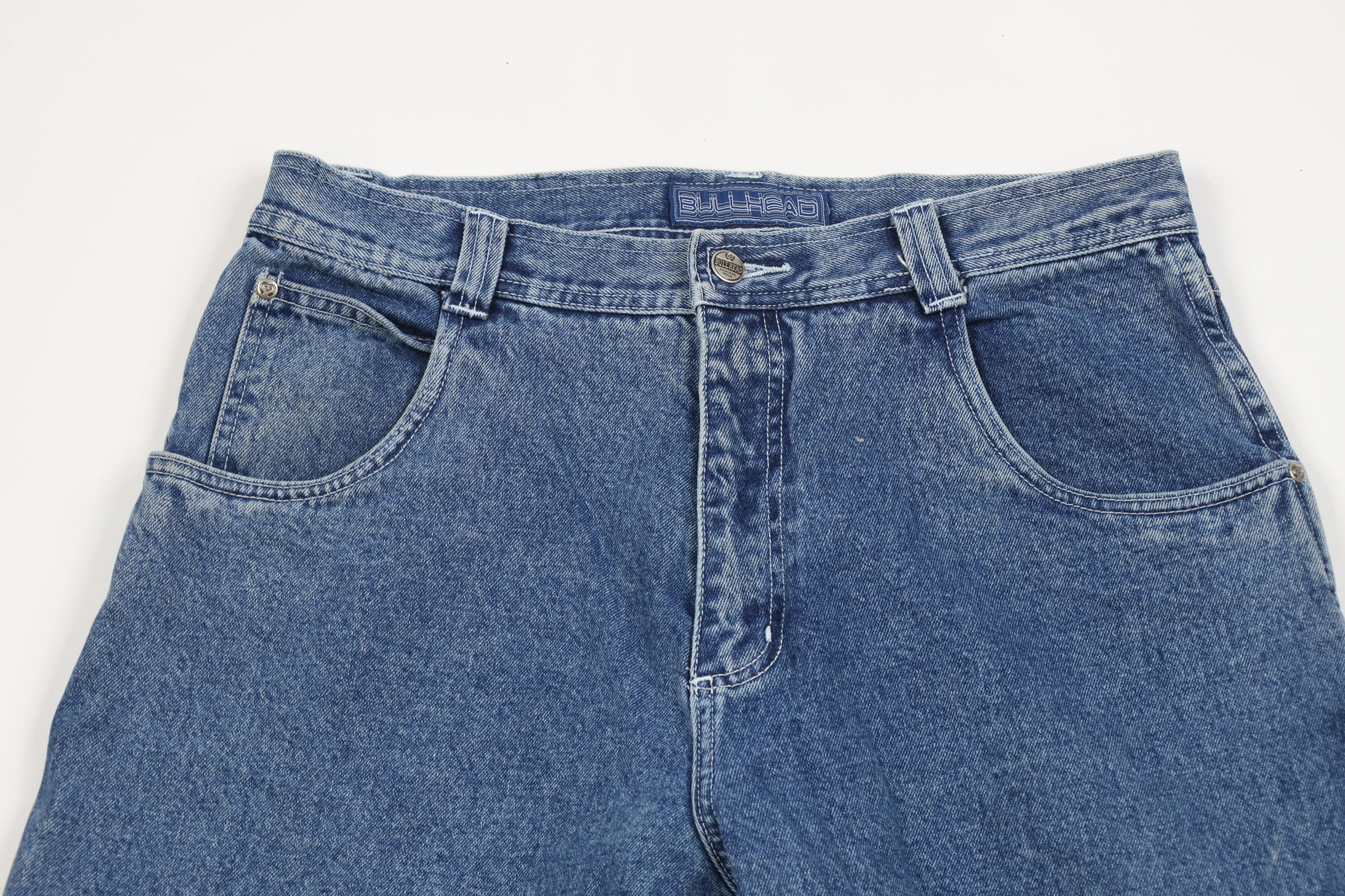 Vintage Vintage 90s Streetwear Baggy Big Pocket Wide Leg Jeans Size US 34 / EU 50 - 2 Thumbnail