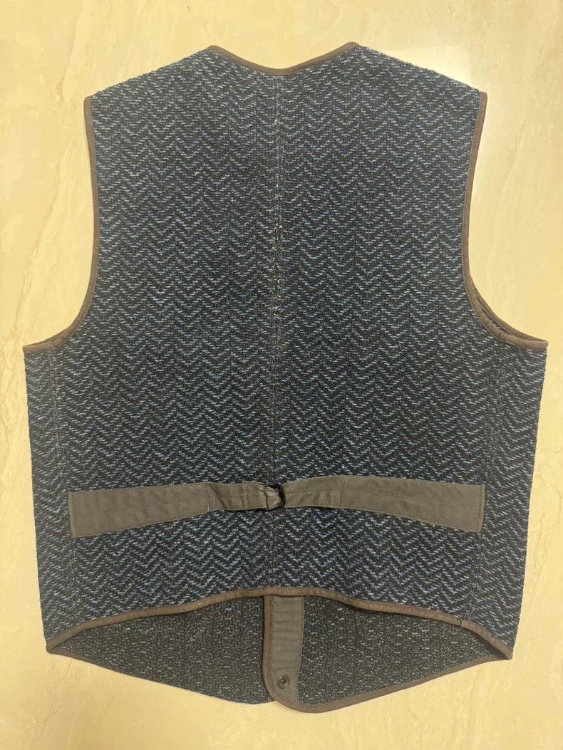 RRL Ralph Lauren RRL Ralph Lauren Blue dyed water ripple fisherman's vest Size US S / EU 44-46 / 1 - 2 Thumbnail