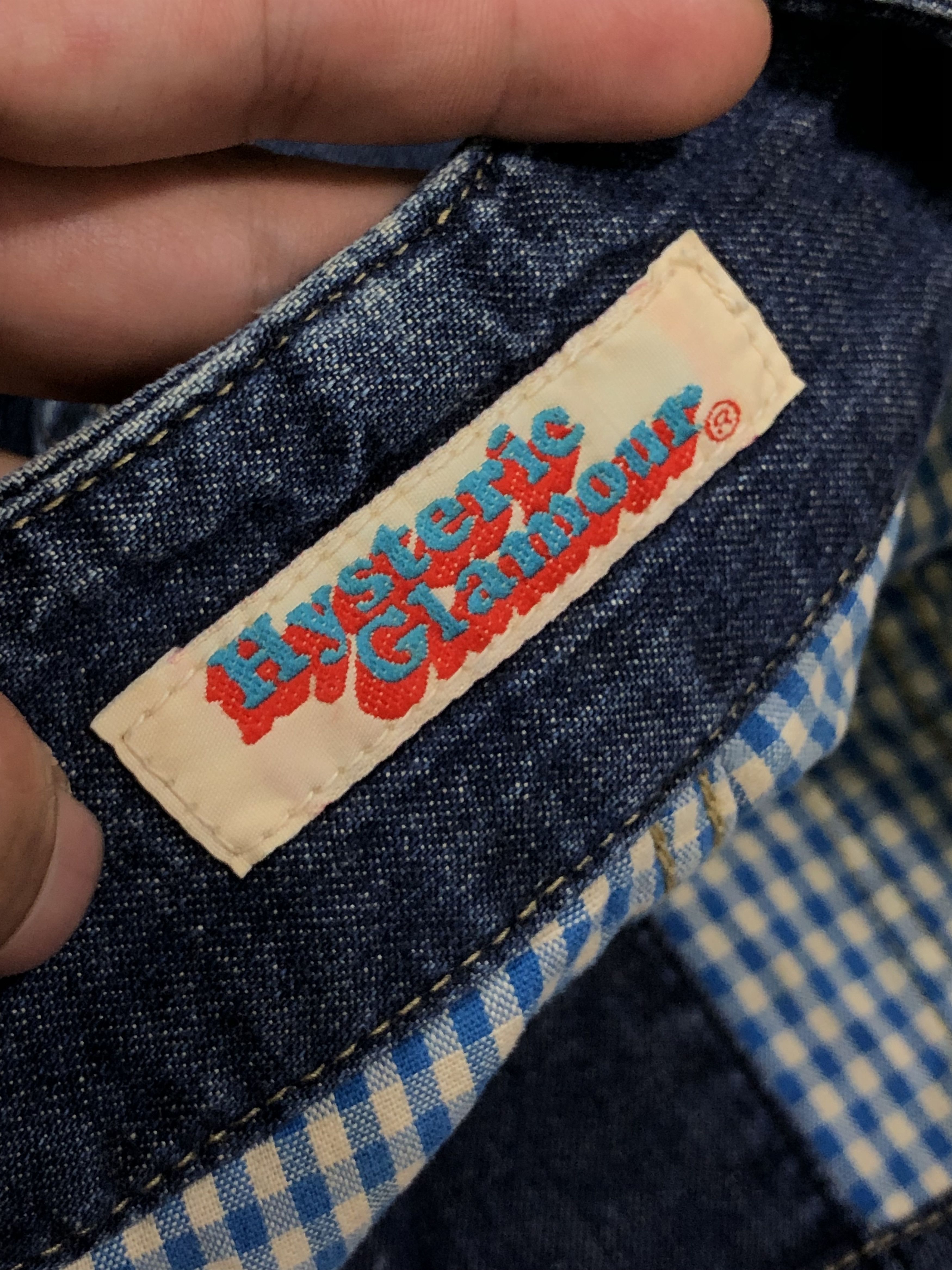 Hysteric Glamour RARE🔥VINTAGE 90’S HYSTERIC DENIM WRAP BUTTONED MINI SKIRT Size 27" / US 4 / IT 40 - 13 Thumbnail