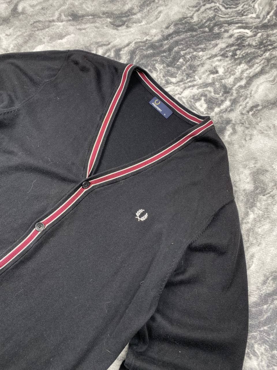 Fred Perry Fred Perry Cardigan Viscose Size US XL / EU 56 / 4 - 2 Thumbnail