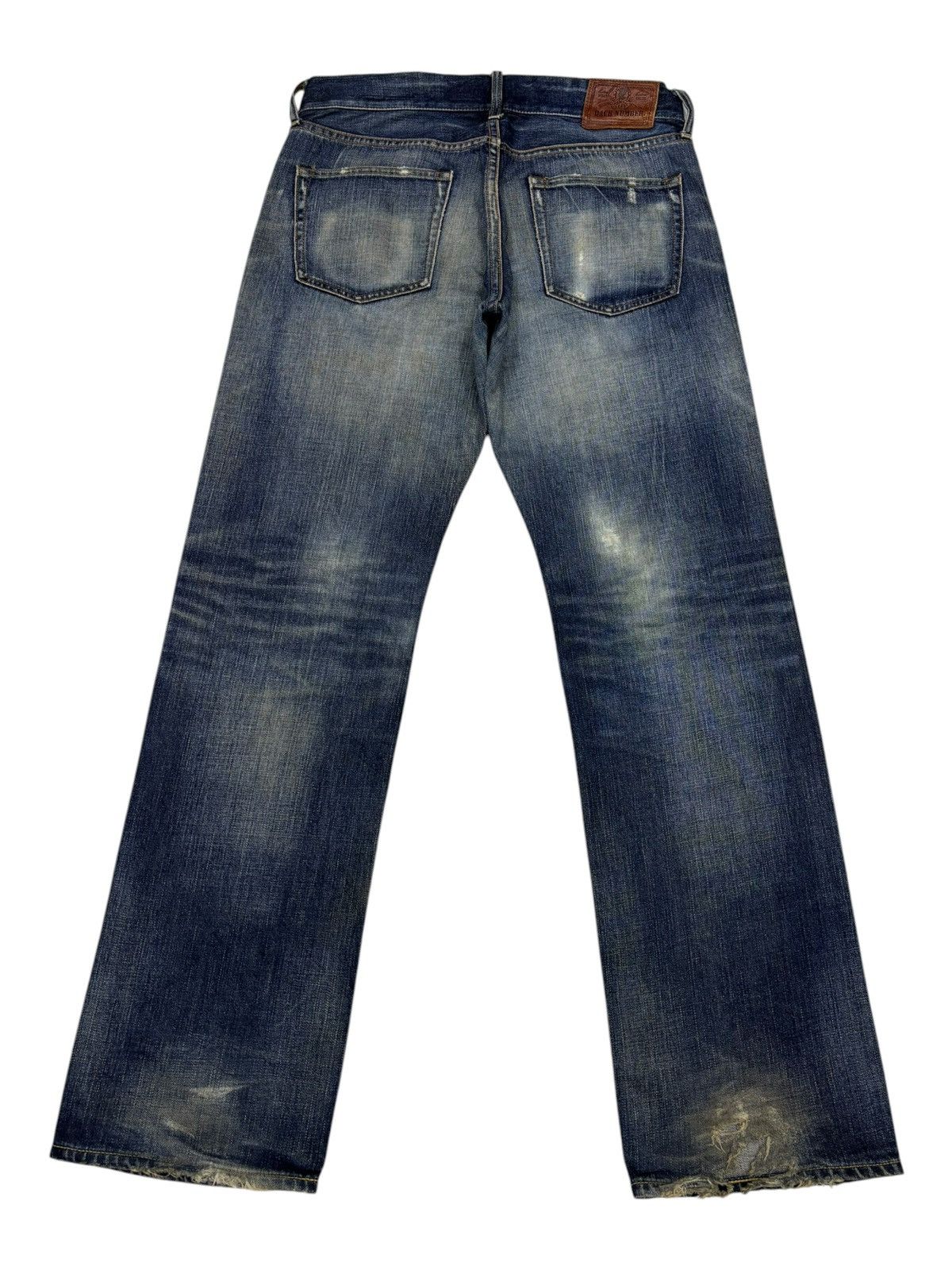 Hysteric Glamour Vintage Japan Denim Jeans Back Number Distressed Kurt Cobain Size US 32 / EU 48 - 2 Thumbnail