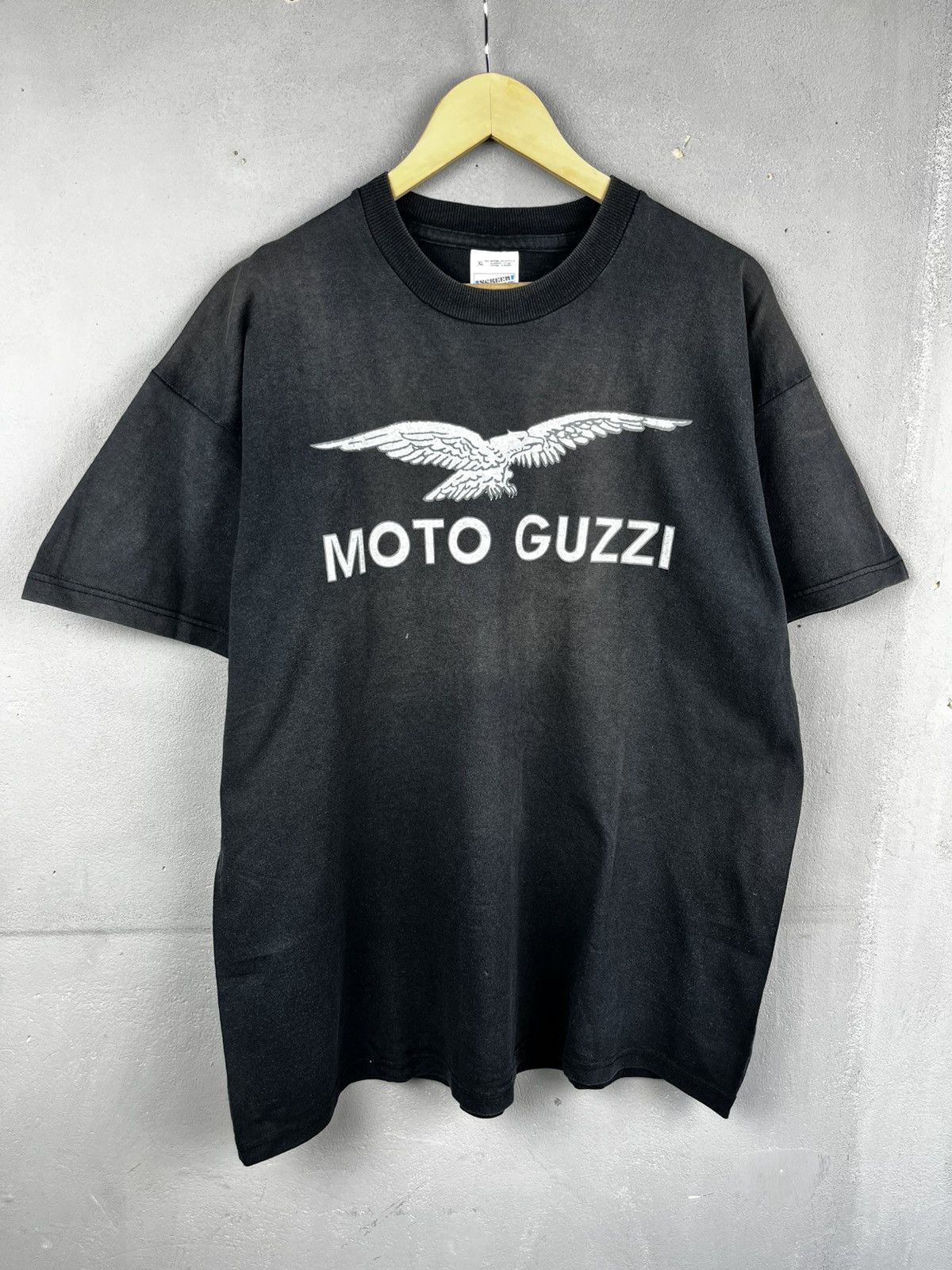 Harley Davidson Moto Guzzi t shirt vintage Size US XL / EU 56 / 4 - 3 Thumbnail