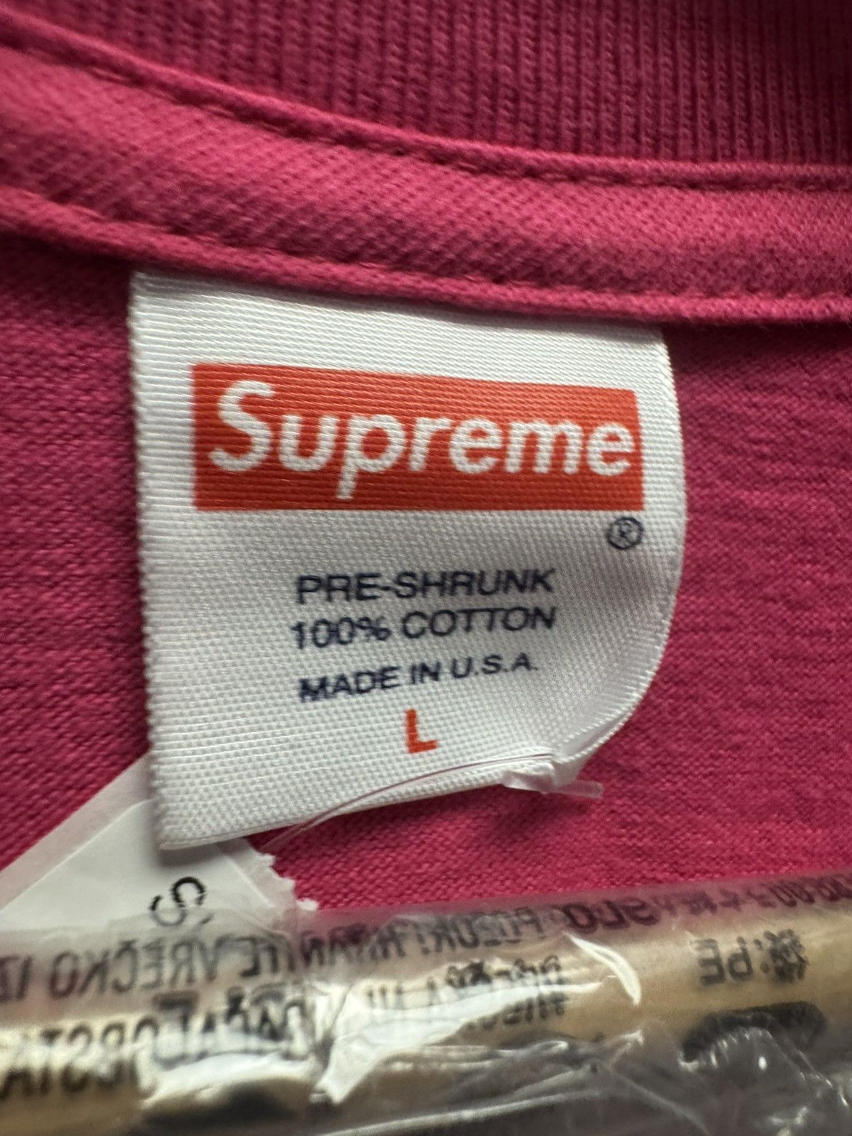 Supreme Supreme Payphone Tee Dark Pink Size US L / EU 52-54 / 3 - 4 Thumbnail