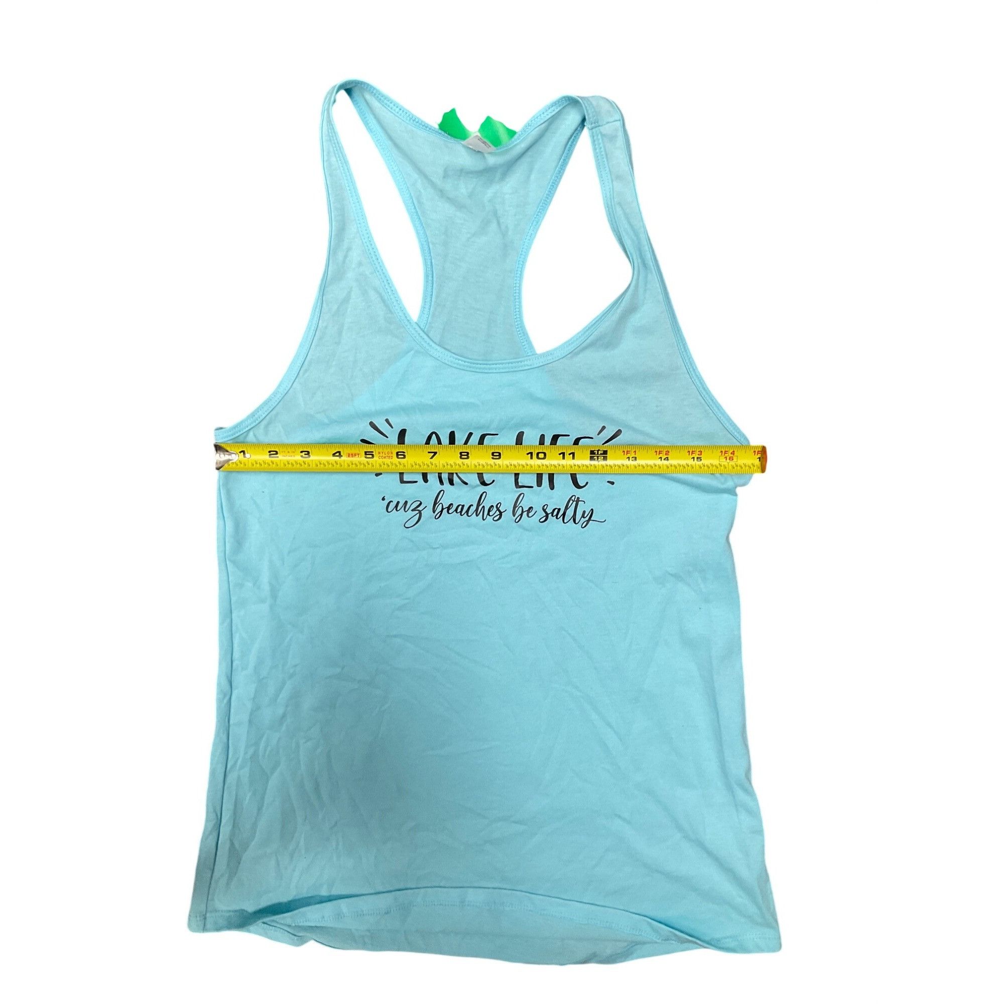 Next Level Friday Night Waffles Lake Life "Cuz Beaches Be Salty" Blue R Size XL / US 12-14 / IT 48-50 - 3 Thumbnail