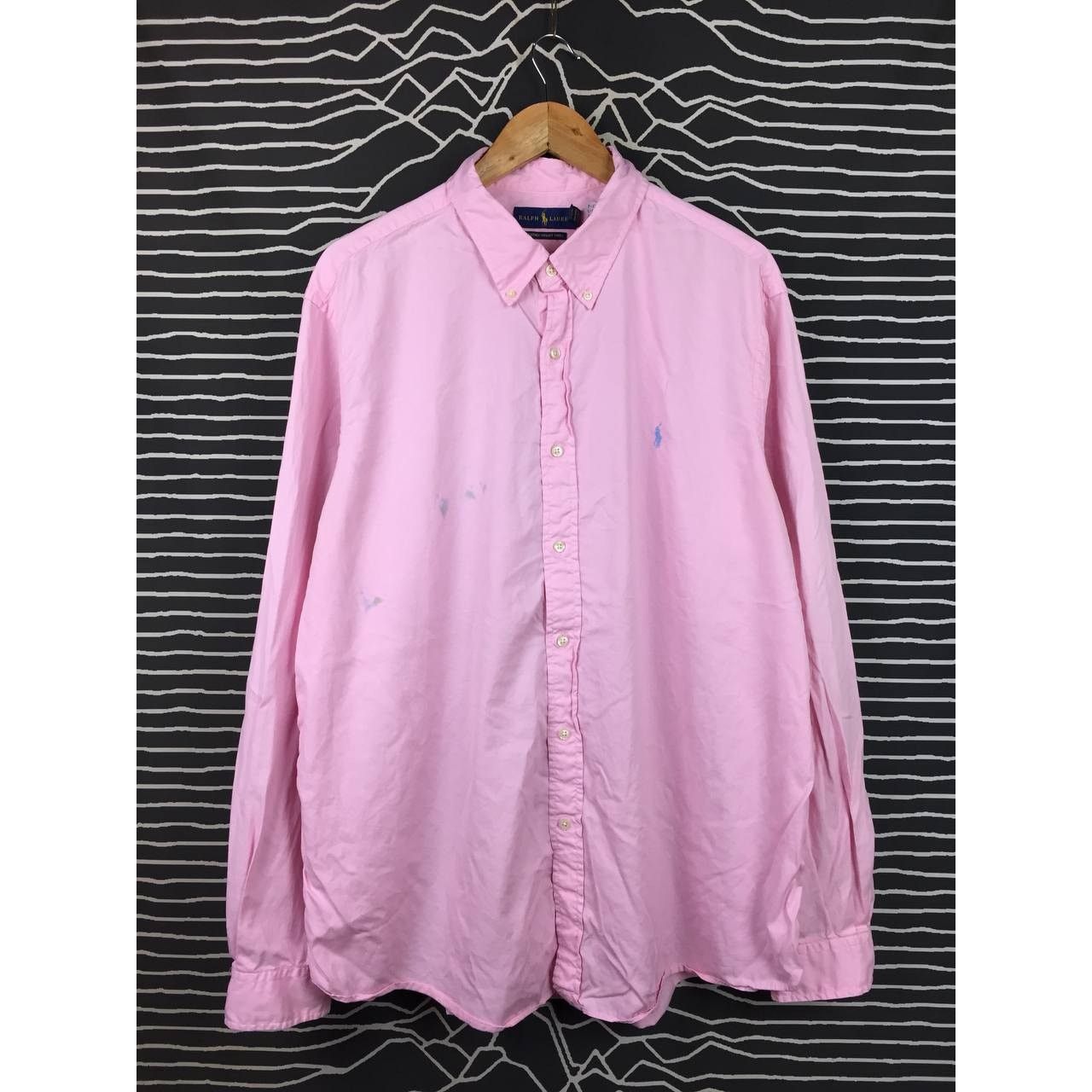 Ralph Lauren × Vintage Vtg Ralph Lauren Feather Weight Twill Shirt Size XXL Size US XXL / EU 58 / 5 - 1 Thumbnail