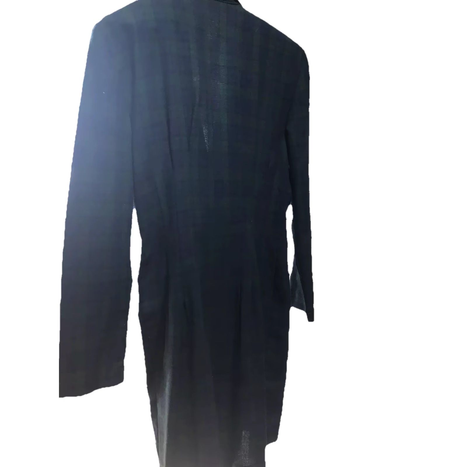 Vintage VINTAGE Benson & Smith Plaid Button Up Dress Womens Size 3 Blue Green Size XS / US 0-2 / IT 36-38 - 2 Thumbnail