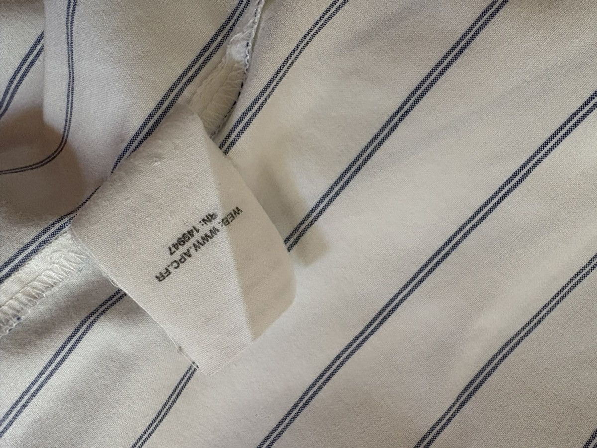A.P.C. Striped White A.P.C. Shirt Size US XS / EU 42 / 0 - 6 Thumbnail