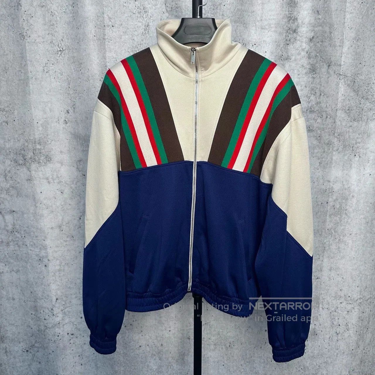 Gucci gucci striped zip-up jacket in size small. Size US S / EU 44-46 / 1 - 1 Thumbnail