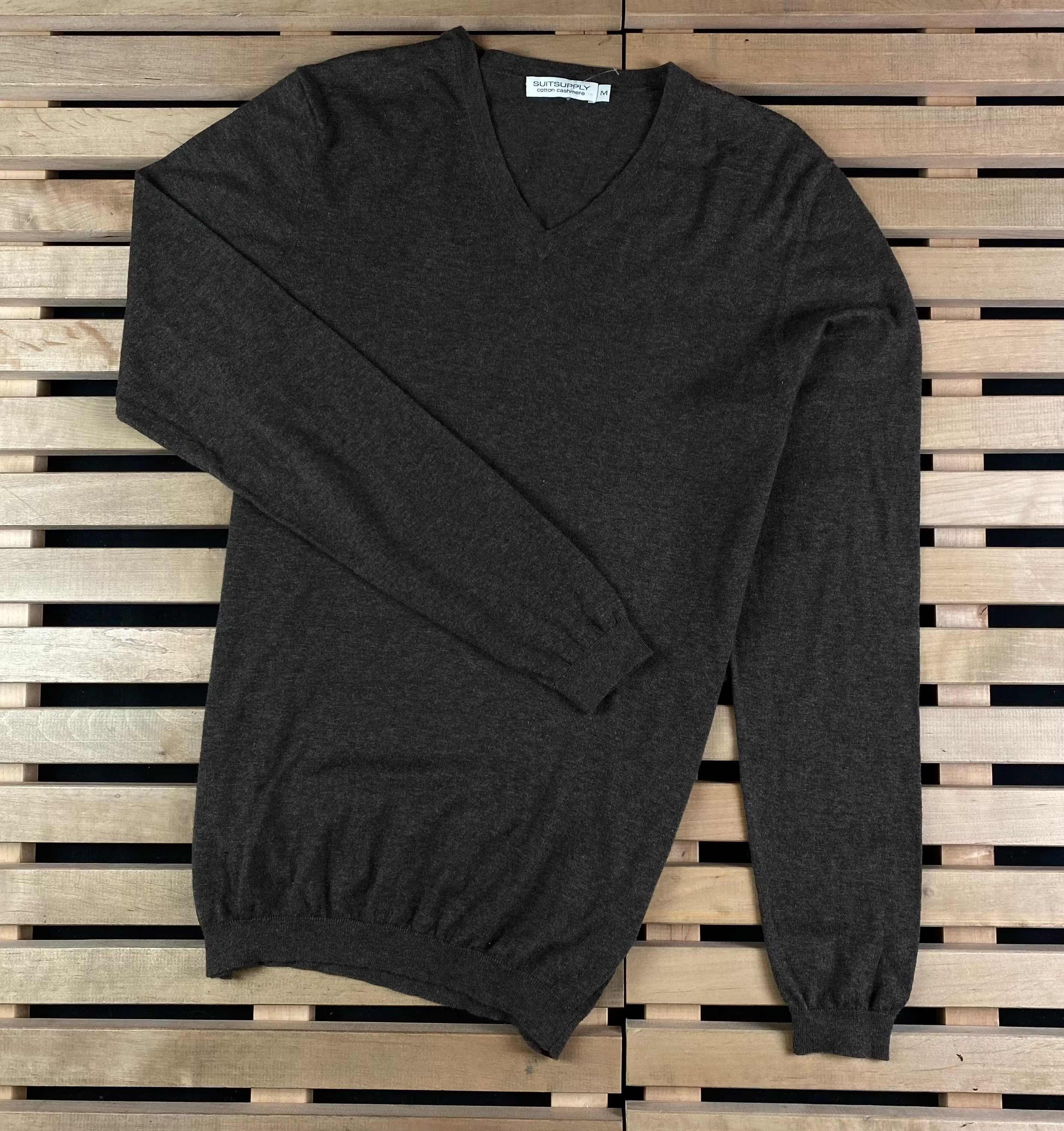 Suitsupply Mens Jumper SuitSupply V Neck Cashmere Size M Size US M / EU 48-50 / 2 - 1 Thumbnail
