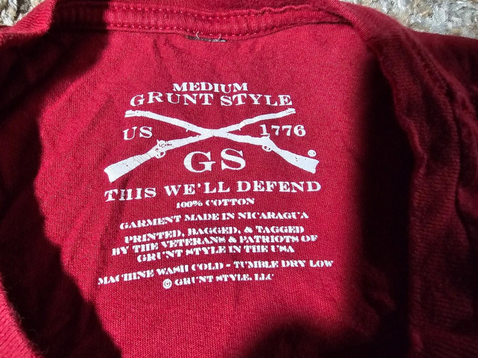 Grunt Style Grunt Style GS 1776 Don't Tread On Me Tshirt Medium SEE PICS Size US M / EU 48-50 / 2 - 3 Thumbnail