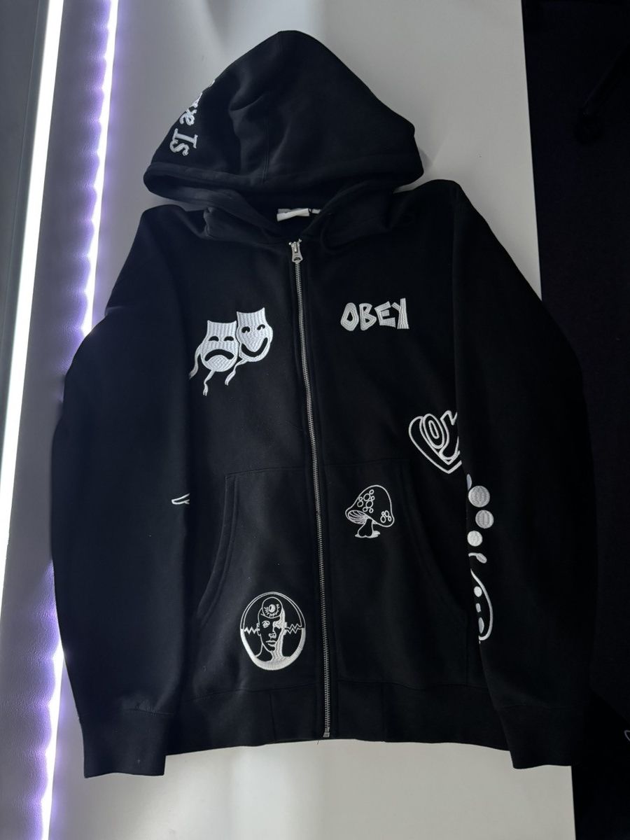 Obey Obey Hoodie Size US L / EU 52-54 / 3 - 1 Thumbnail