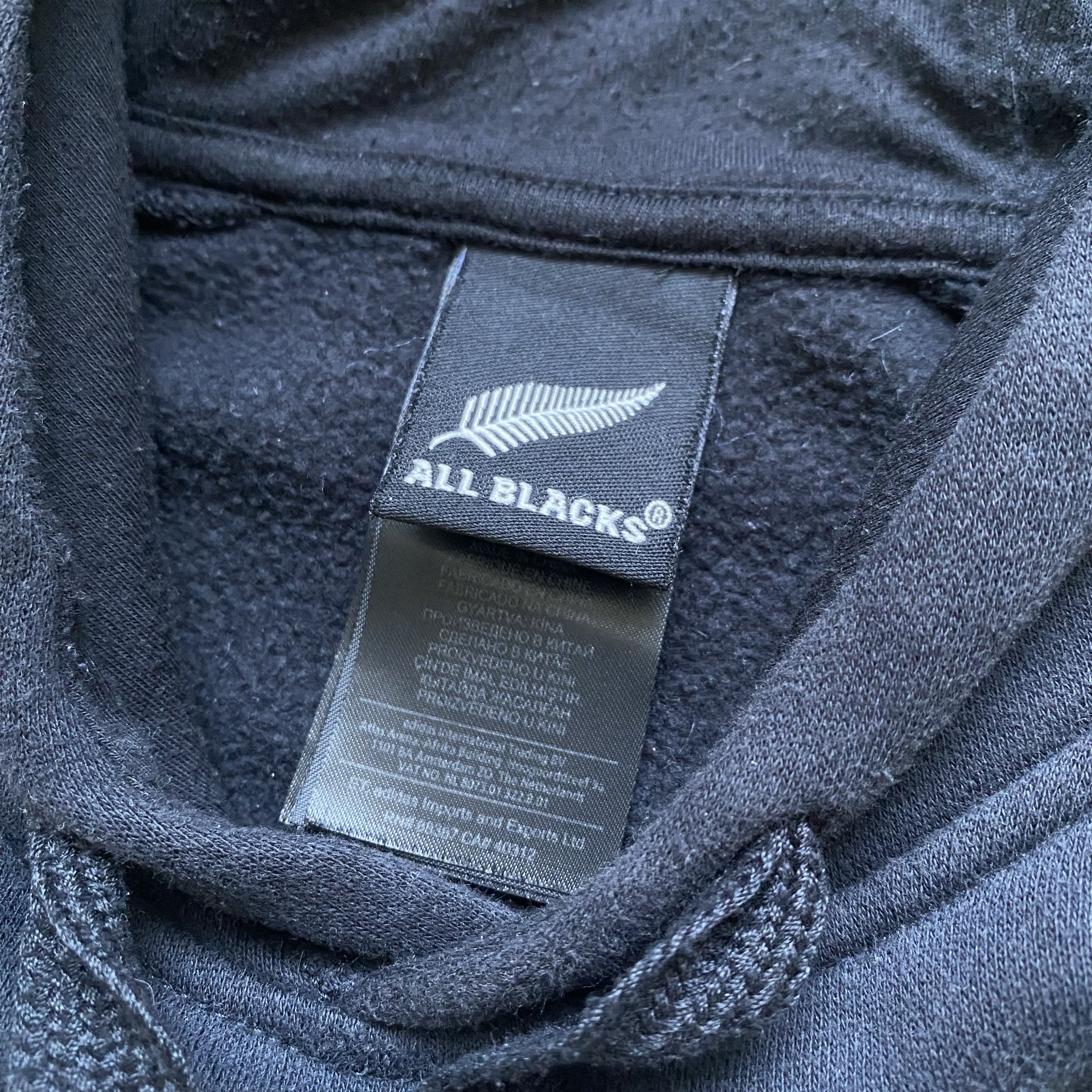 Adidas 🏈 Blockore ALL Black New Zealand rugby Hoodie Nike Drill Size US S / EU 44-46 / 1 - 7 Thumbnail