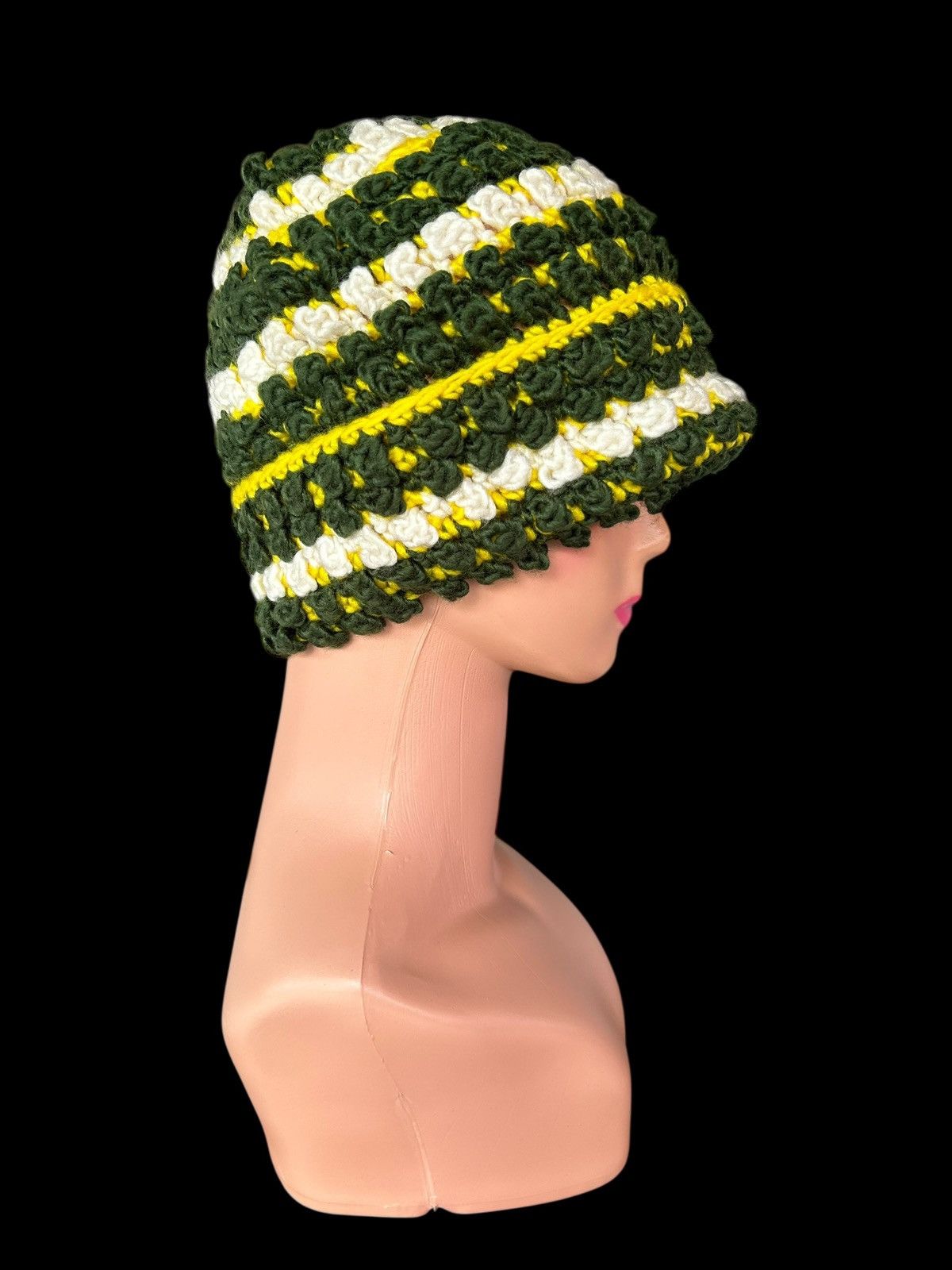 Japanese Brand × Kapital × Vintage Crochet Knitted Handmade Beanie Hats Size ONE SIZE - 3 Thumbnail