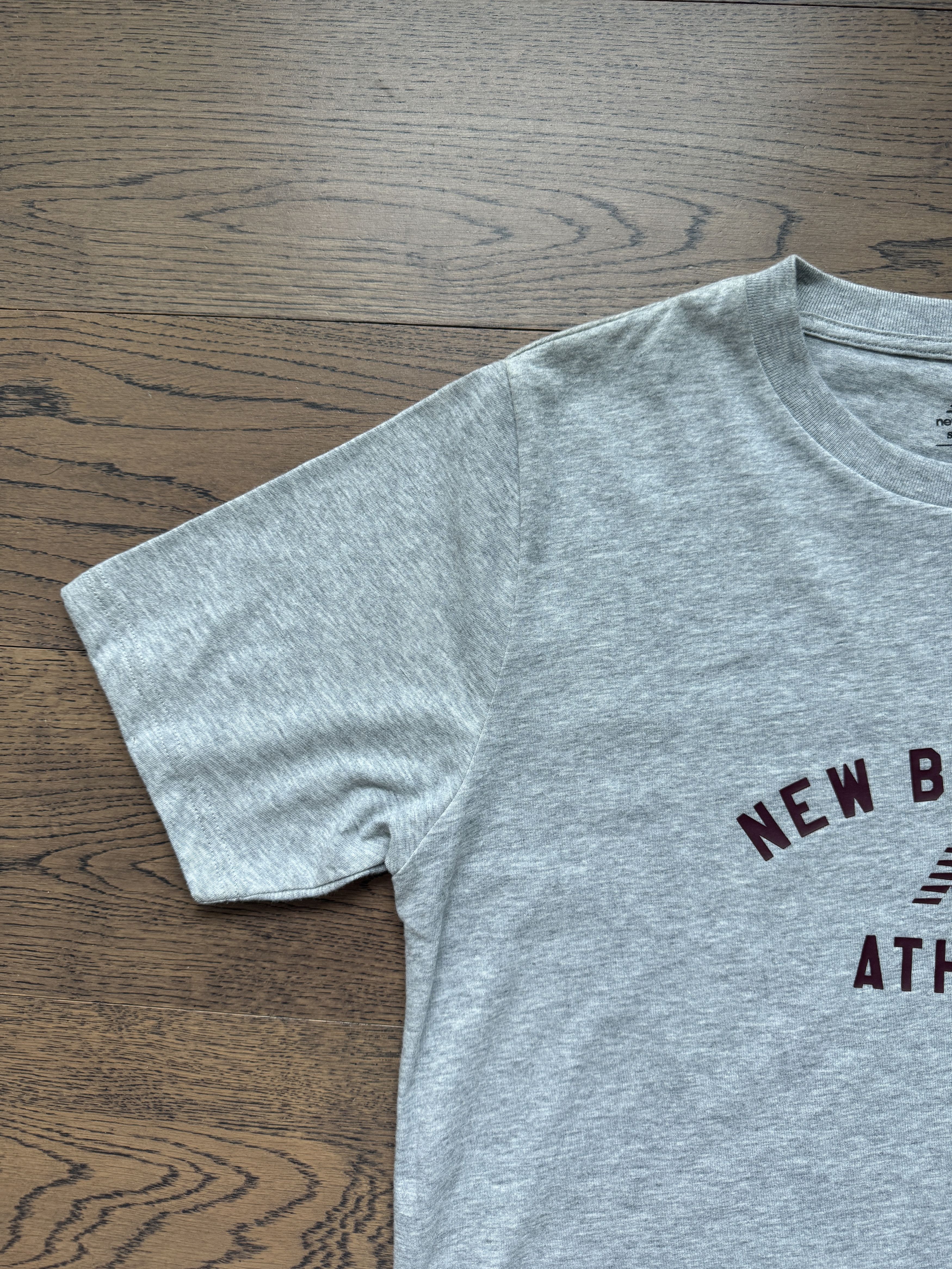 New Balance New Balance USA Athletic Co. Mens Melange Grey Sport T Shirt Size US S / EU 44-46 / 1 - 9 Thumbnail