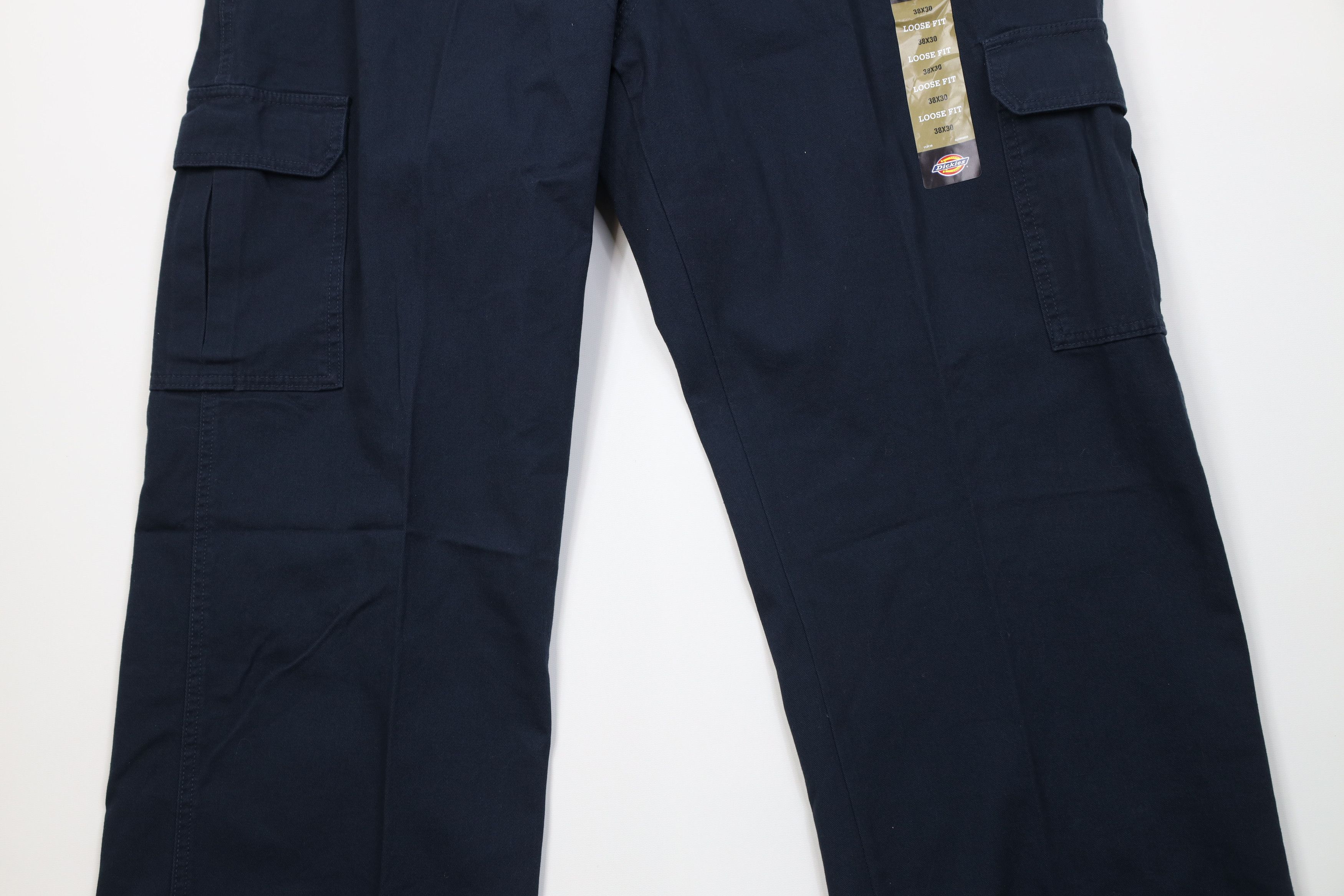 Dickies Deadstock Y2K Dickies Wide Leg Cargo Pants Navy Blue Cotton Size US 38 / EU 54 - 3 Thumbnail