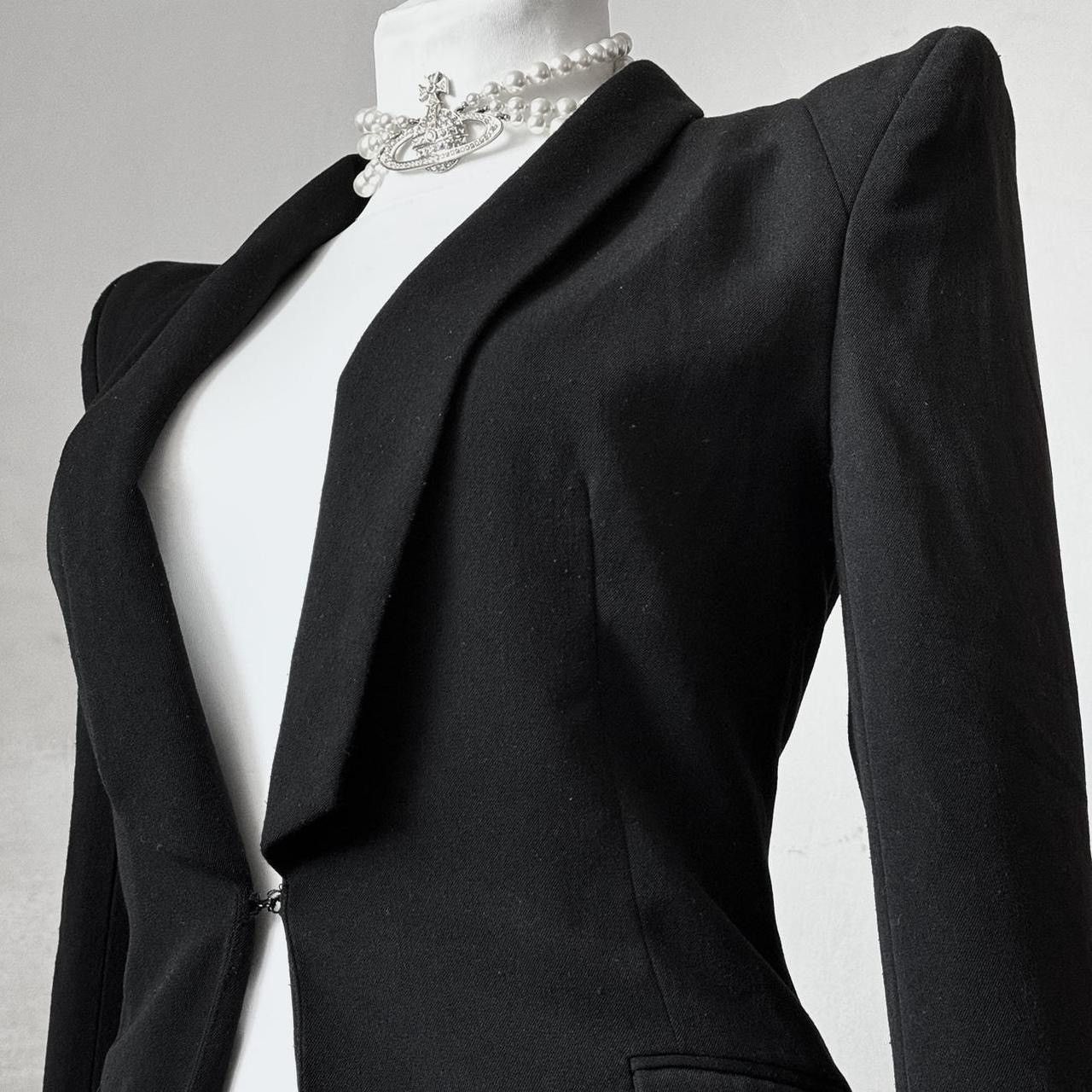 Vintage Power shoulders Avant - Garde vintage jacket Size S / US 4 / IT 40 - 2 Thumbnail