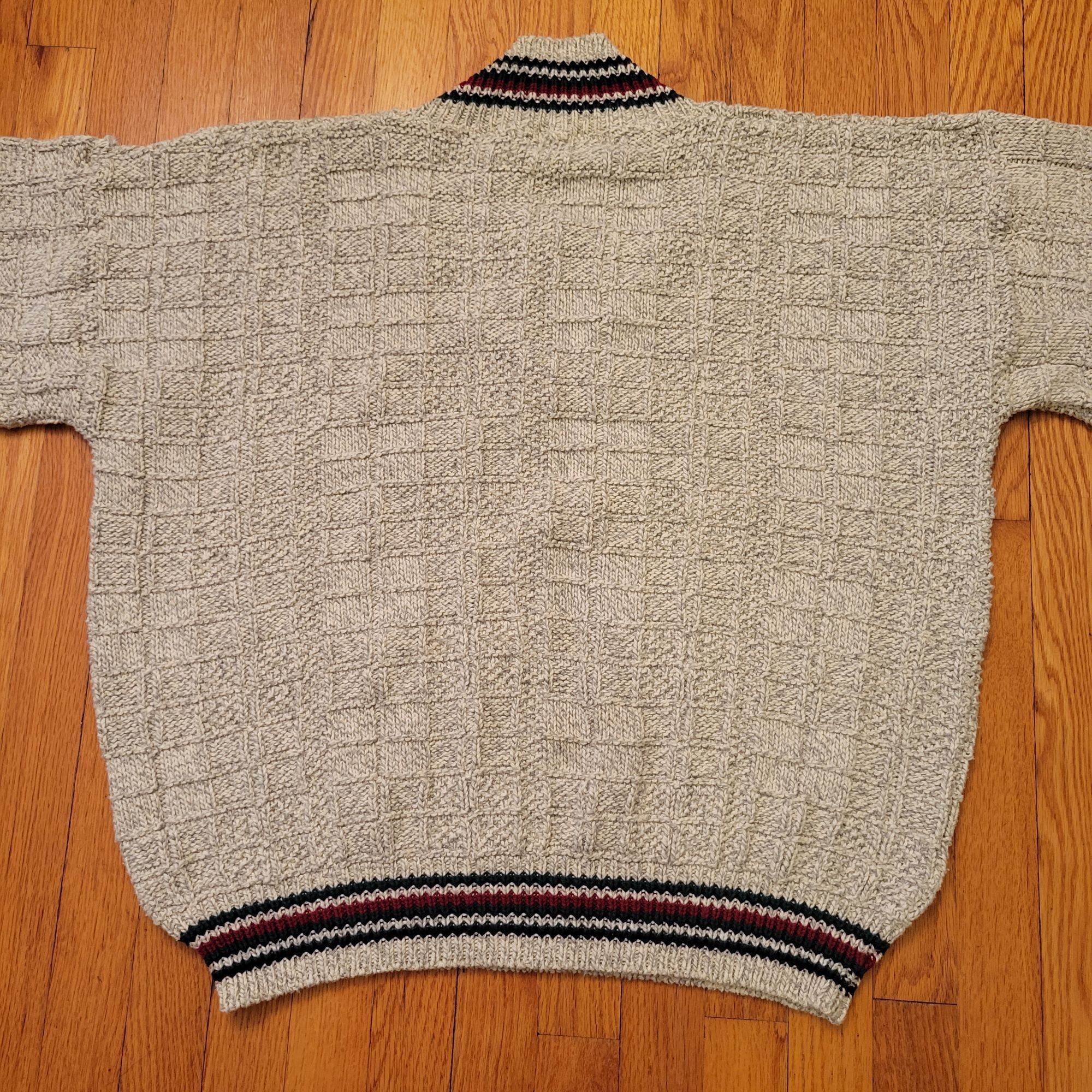 Fieldmaster Vintage Fieldmaster Sweater XL Classic Knit V Neck Gray Cott Size US XL / EU 56 / 4 - 3 Thumbnail