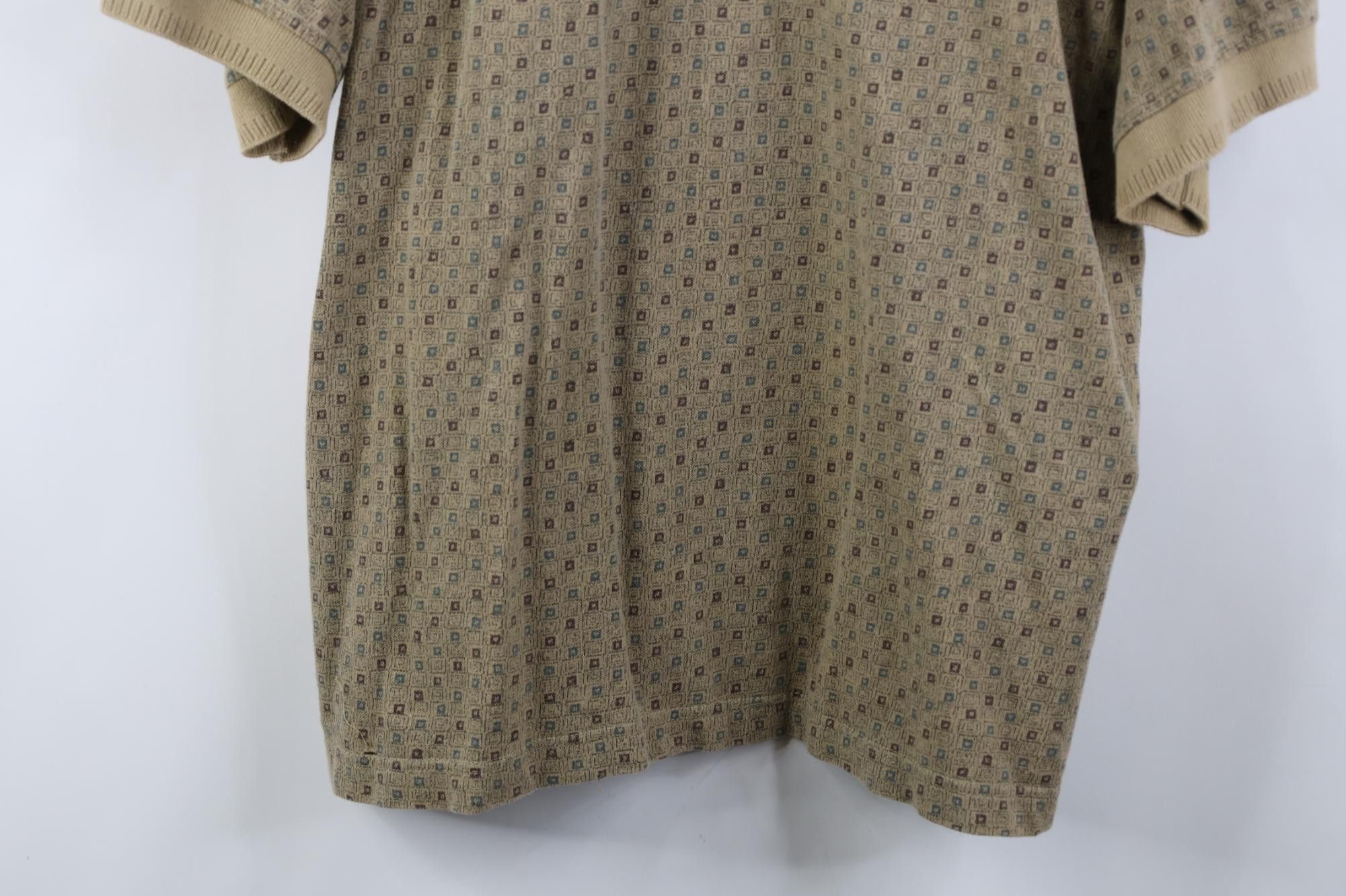 Vintage Vintage 90s Streetwear Baggy Fit Knit Golf Polo Shirt Size US L / EU 52-54 / 3 - 3 Thumbnail