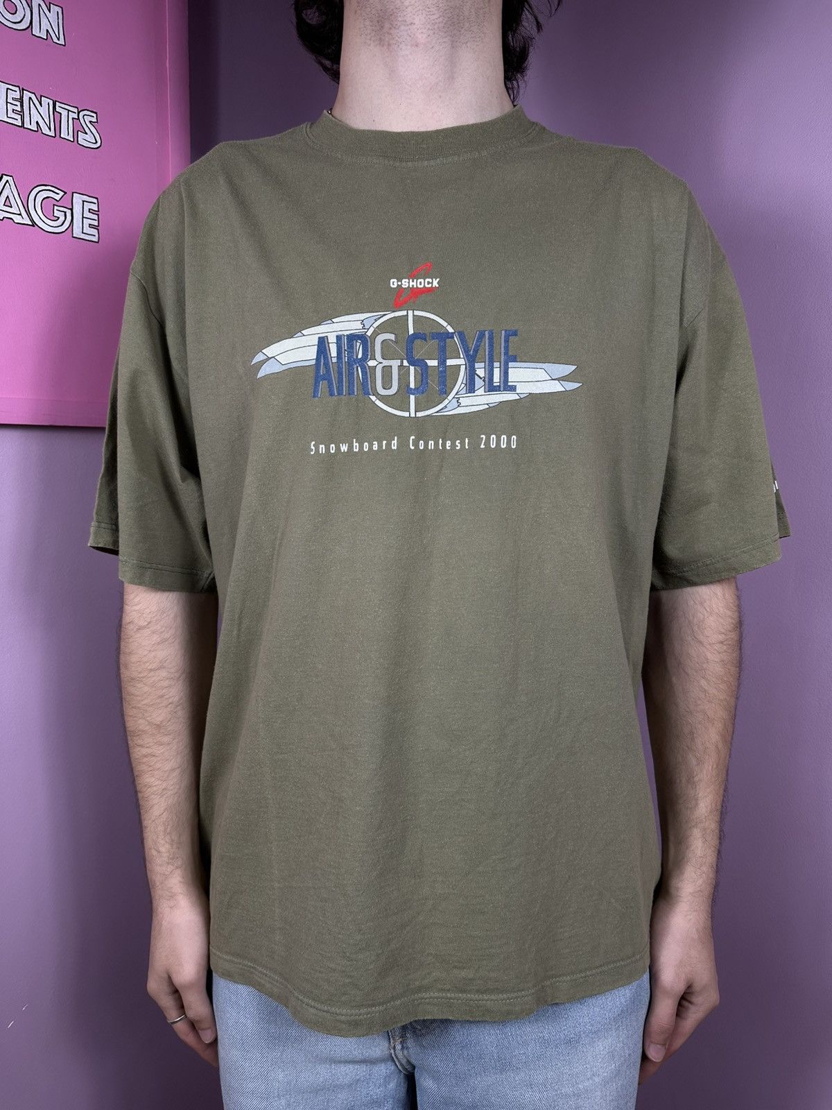Quiksilver 2000 Quiksilver X G-Shock T-Shirt Snowboard Contest Size US L / EU 52-54 / 3 - 2 Thumbnail