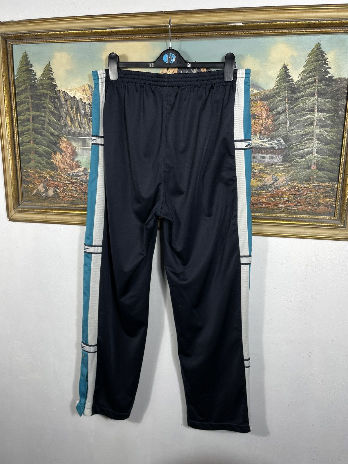 Reebok × Vintage Reebok retro 00s baggy loose trousers blockcore hiphop skate Size US 36 / EU 52 - 6 Thumbnail