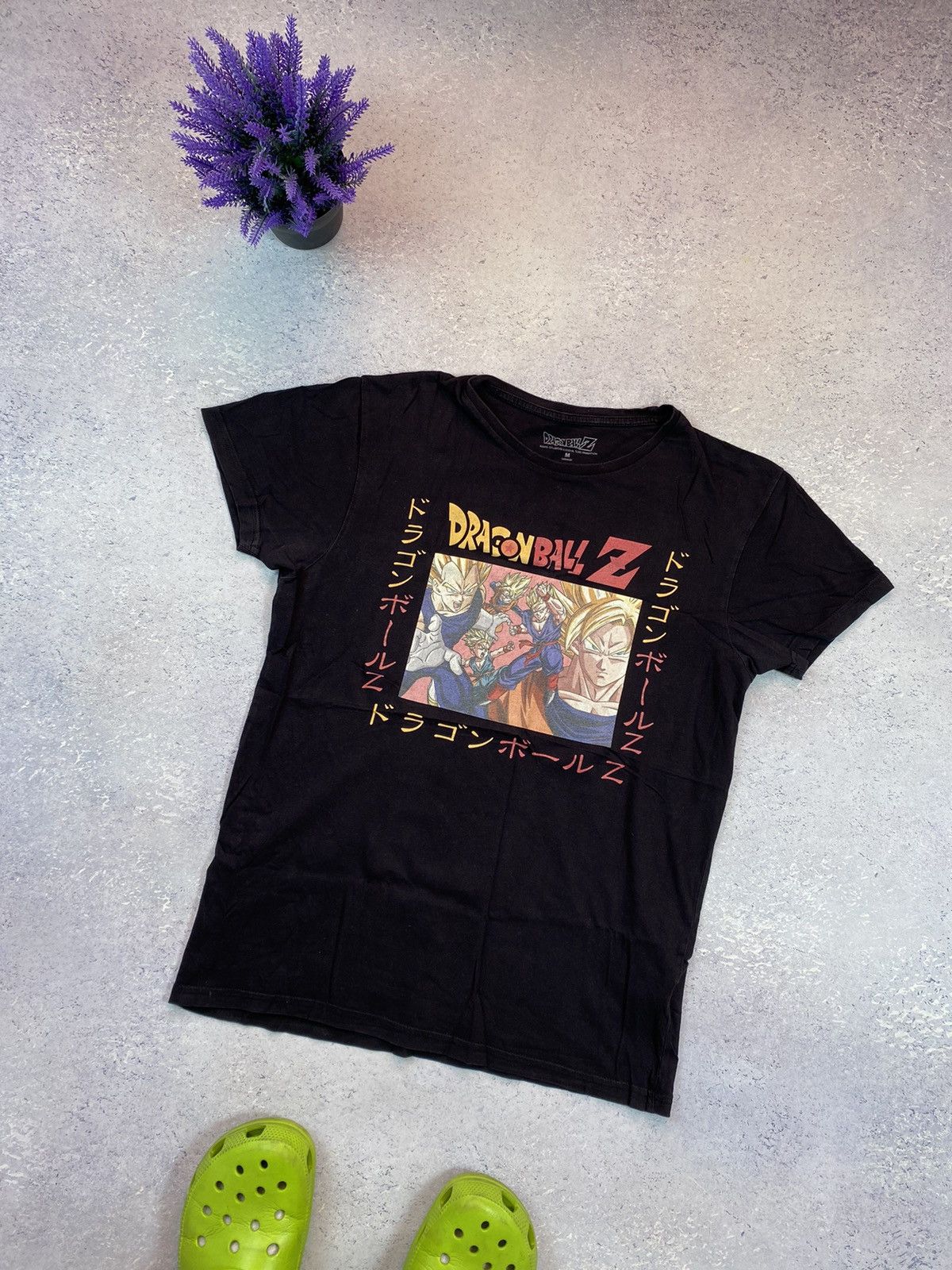 Anime Dragon Ball Z Men’s Black T-shirt With Big Logo Size Small Size US S / EU 44-46 / 1 - 1 Thumbnail