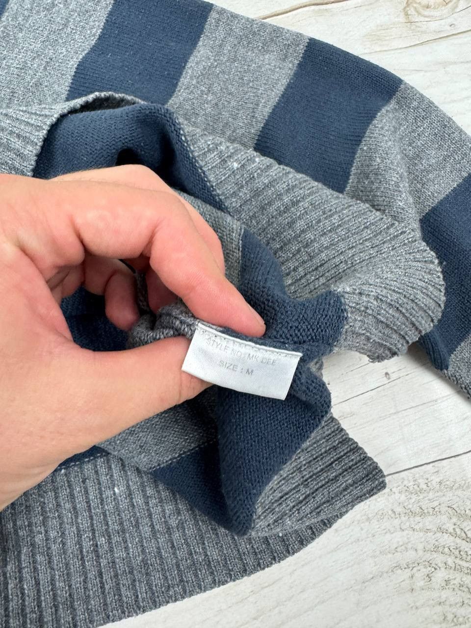 Dolce & Gabbana Vintage Dolce Gabbana Big Logo Knit Sweater Striped Size US M / EU 48-50 / 2 - 18 Thumbnail