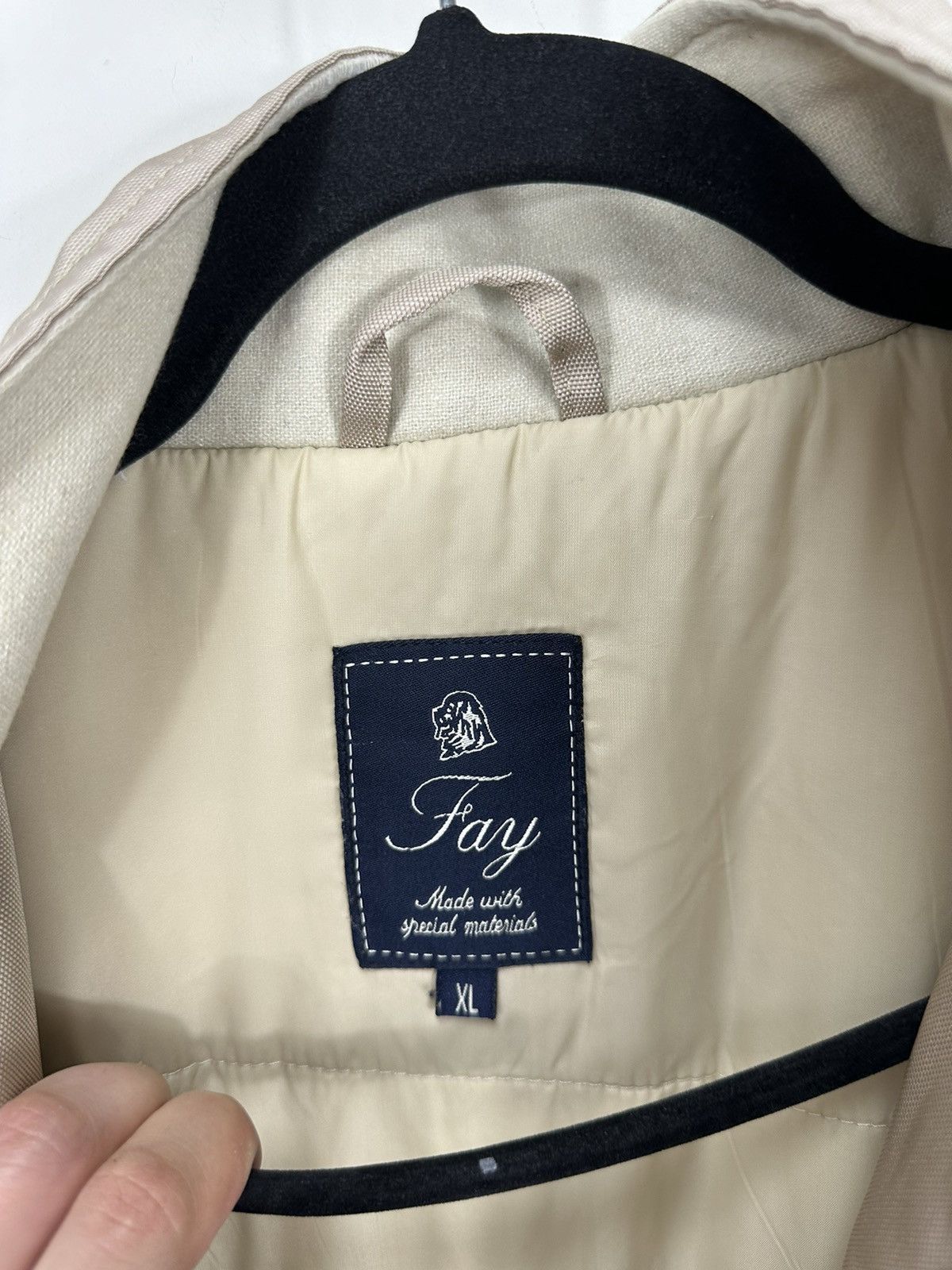 Fay Fay Stadium Beige Men’s Pockets Luxury Heavy Coat Jacket Size US XL / EU 56 / 4 - 12 Thumbnail