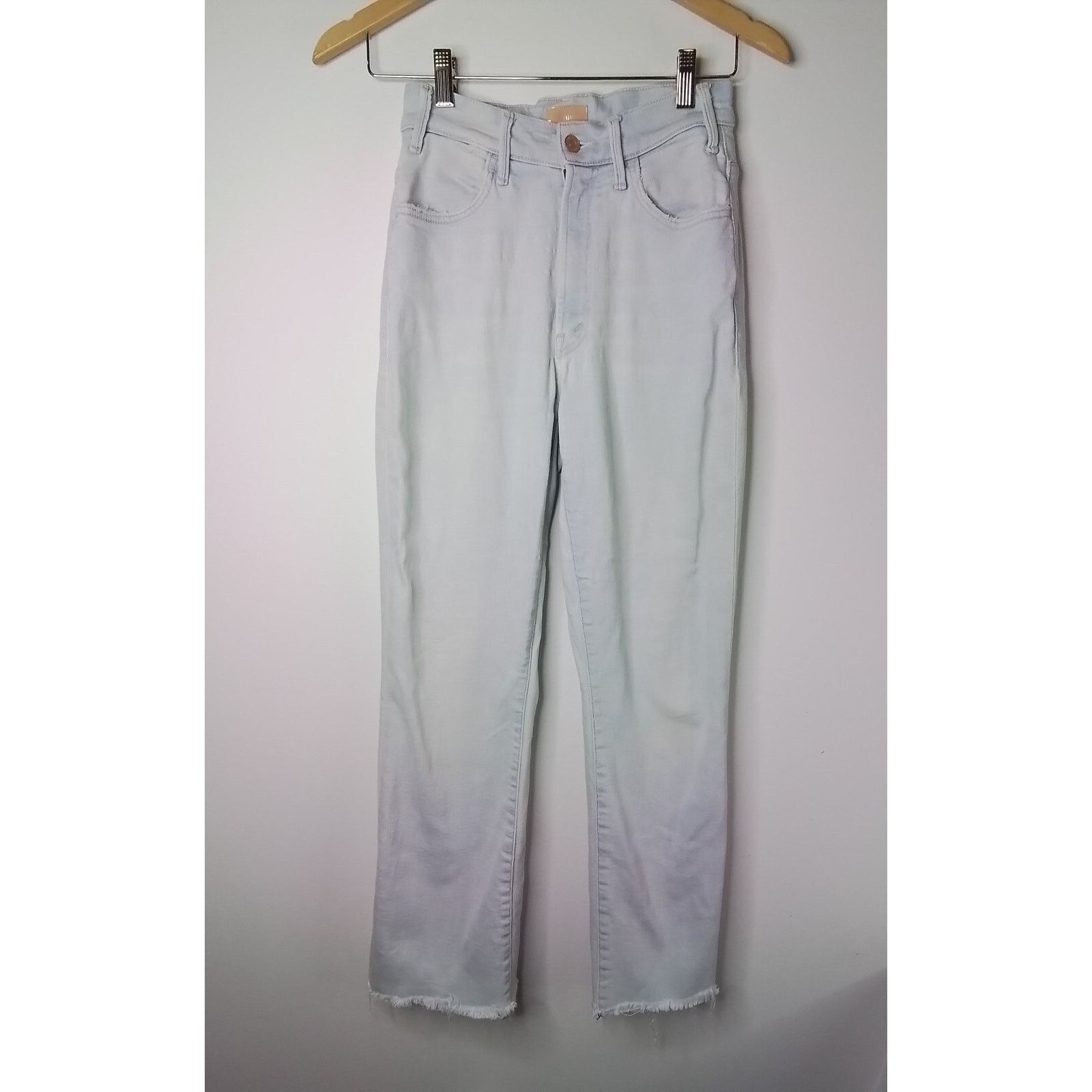 MOTHER Mother Denim Jeans Women's 26 The Hustler Ankle Fray Size 26" / US 2 / IT 38 - 2 Thumbnail