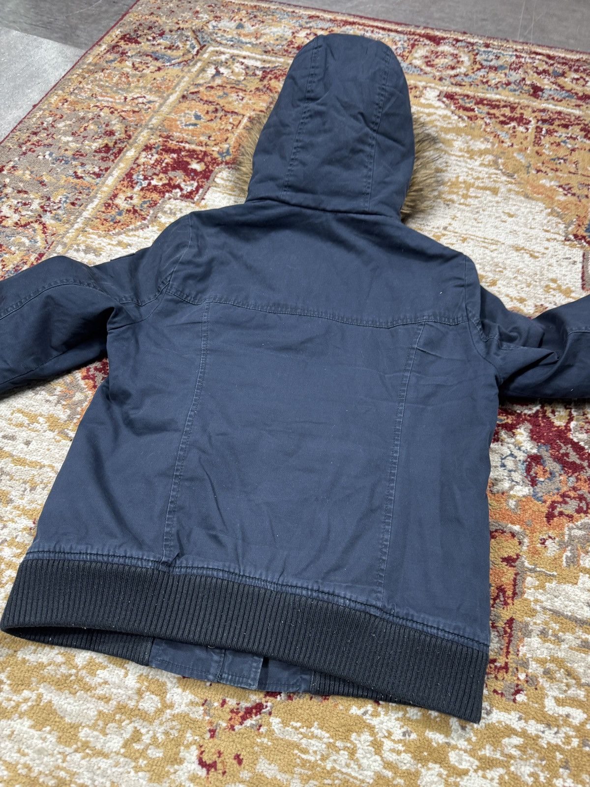 Abercrombie & Fitch × If Six Was Nine × Le Grande Bleu (L.G.B.) Y2K Vintage Cropped Jacket Boxy Fur Faux Slim Undercovet Size US S / EU 44-46 / 1 - 9 Thumbnail